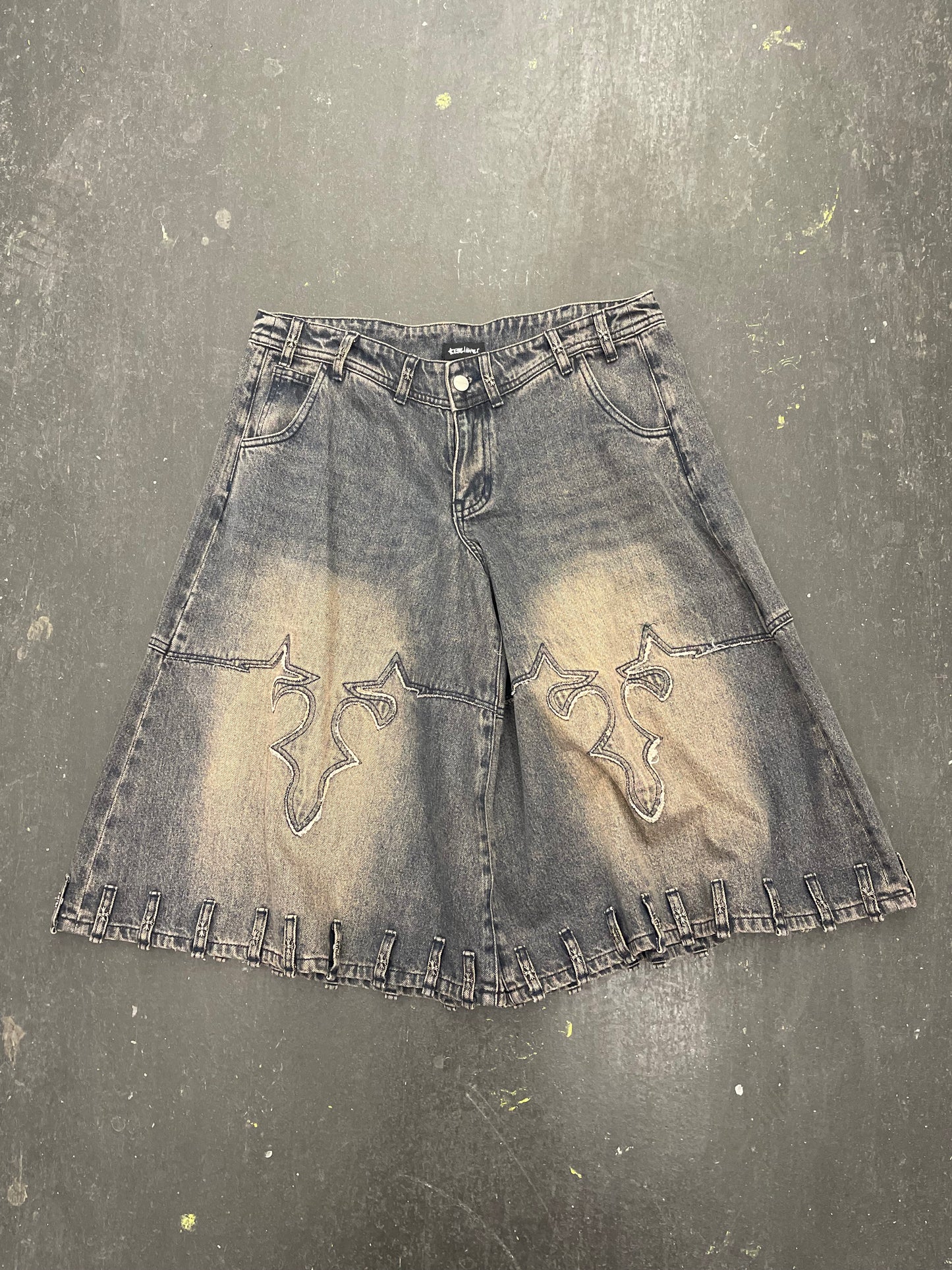 Cleioner Fleur Denim Shorts