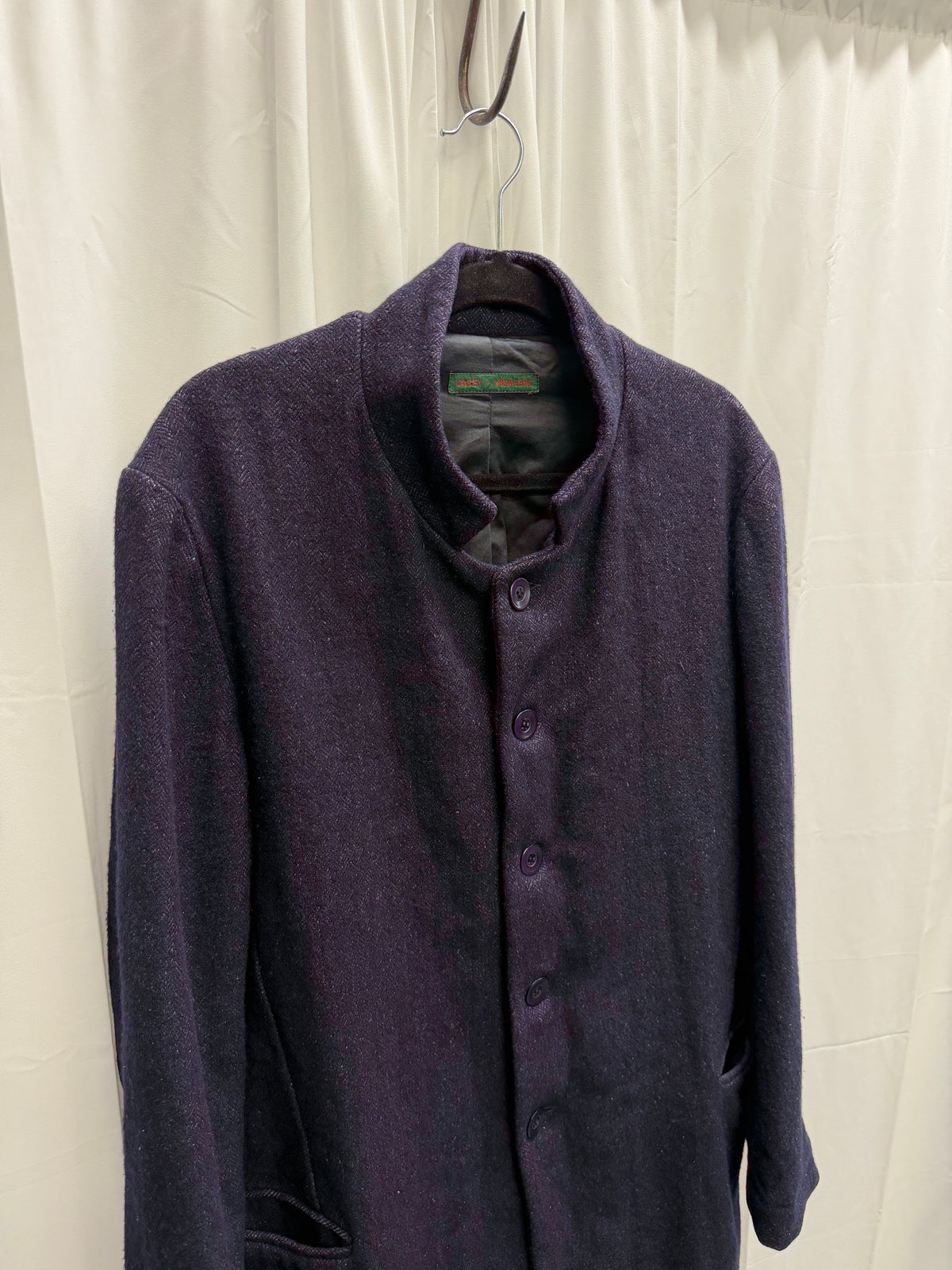 Casey Vidalenc / Casey Casey, c.2003–07 Wool Stand Collar Coat