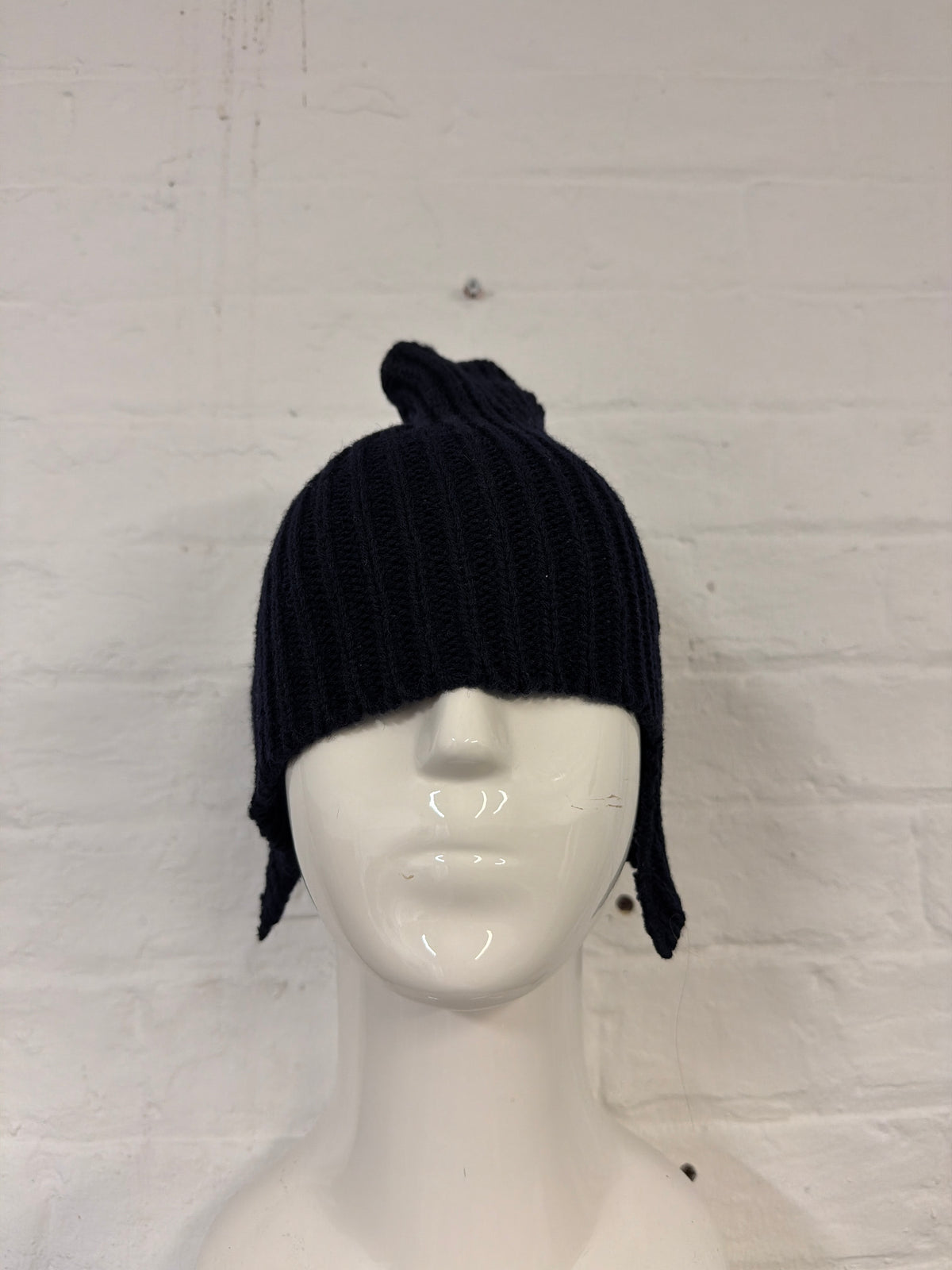Comme Des Garcons Twist Cut Knit Beanie