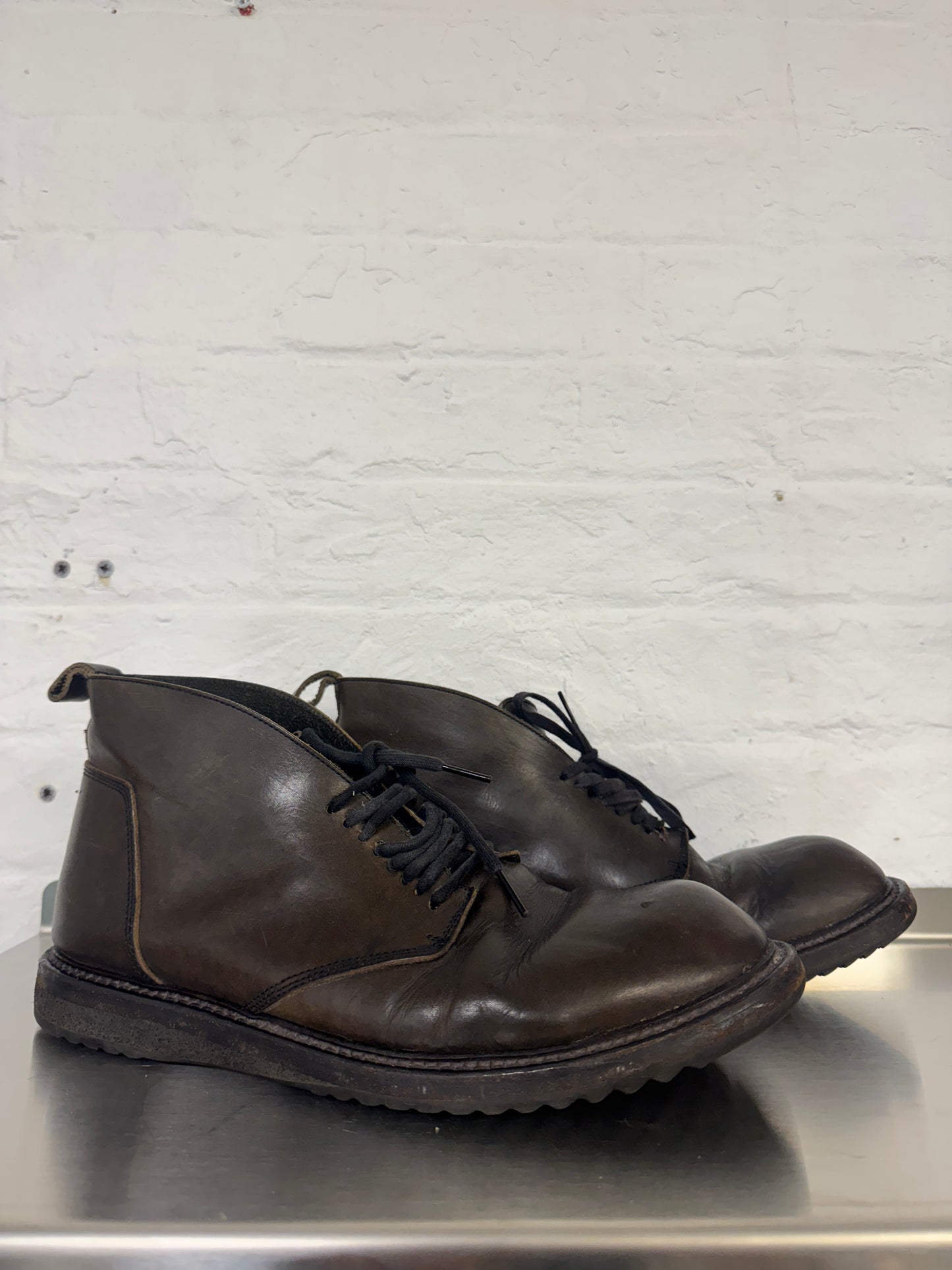 Rick Owens AW14 Moody Slanted Chukka Boot