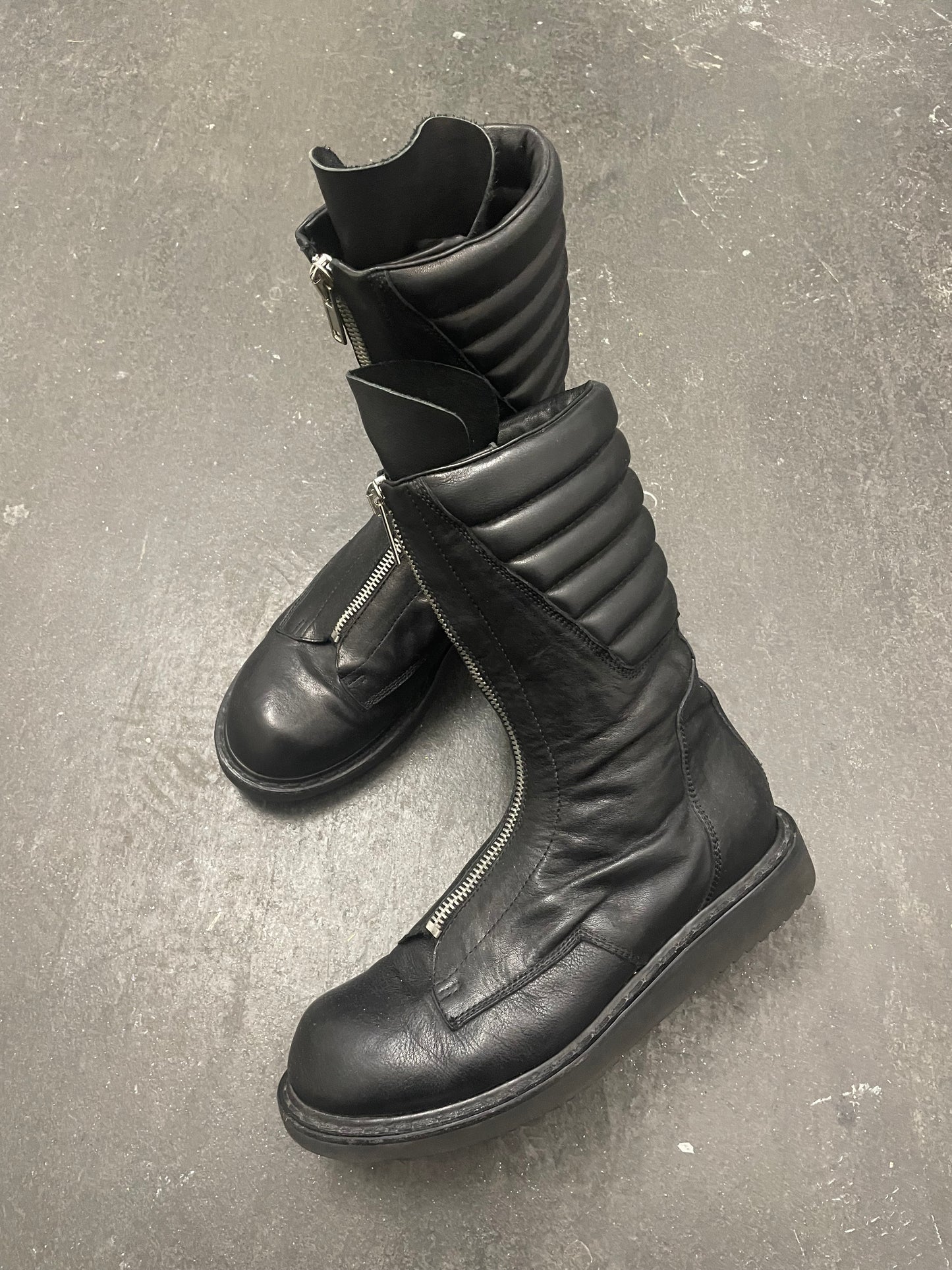 Rick Owens Mohawk Basket Creeper Boots