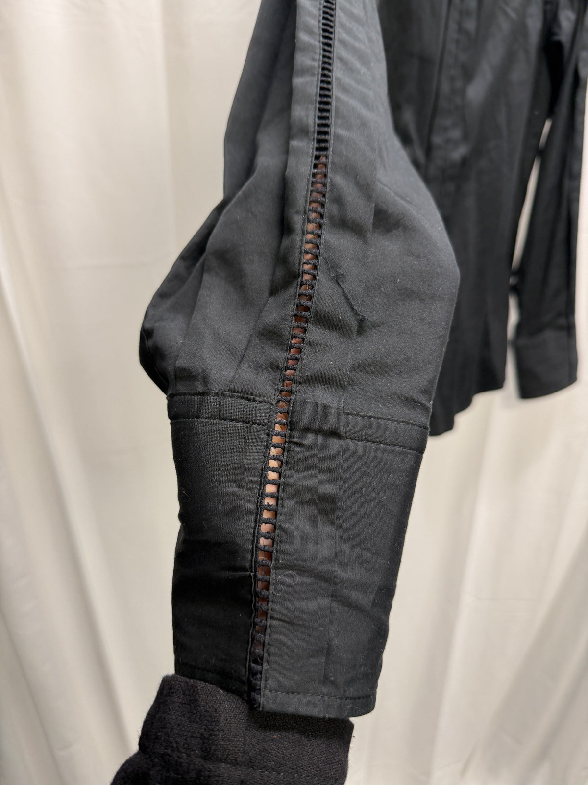 Yoshiyuki Konishi Ladder-Seam Hidden-Placket Zip Shirt (48)