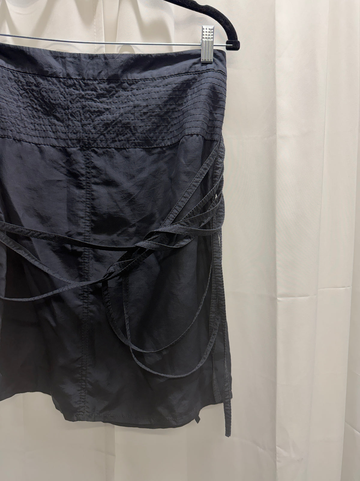 Veronique Branquinho SS03 Lace Wrapped Silk Skirt