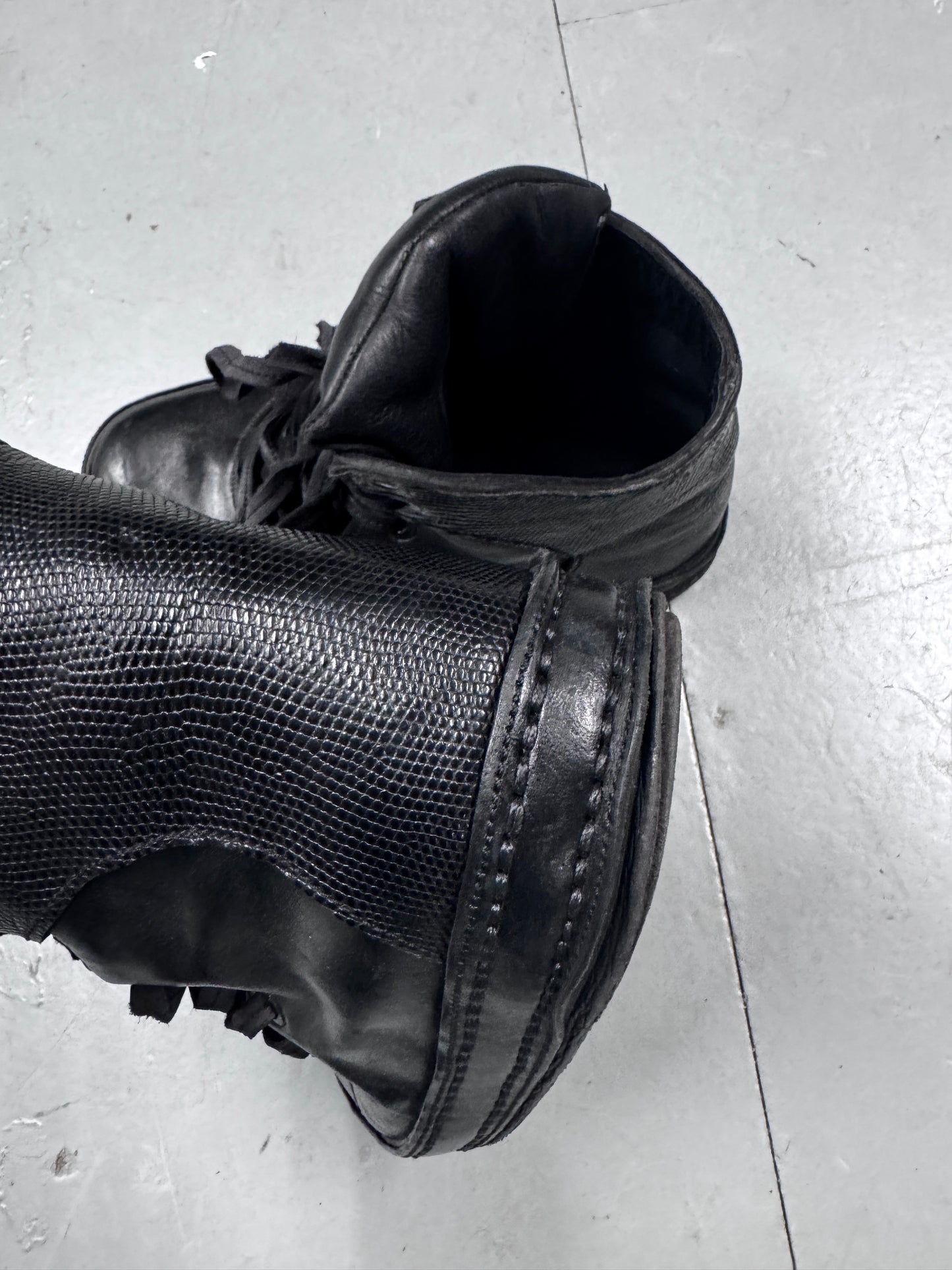 James Kearns 8 Hole Horse Leather Sneaker Boots