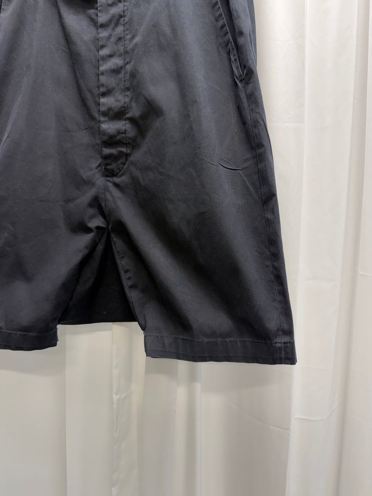 Rick Owens SS08 Creatch Tailored Cotton/Rubber Drop-Crotch Pod Shorts (S)
