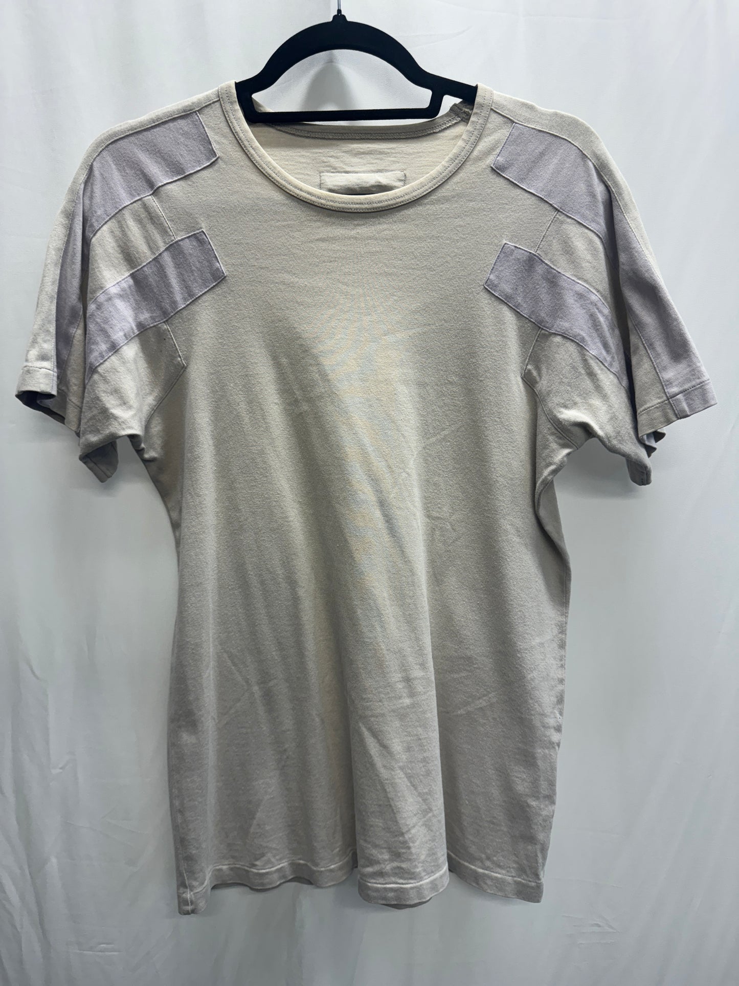 beauty:beast shoulder stripe fur tab top
