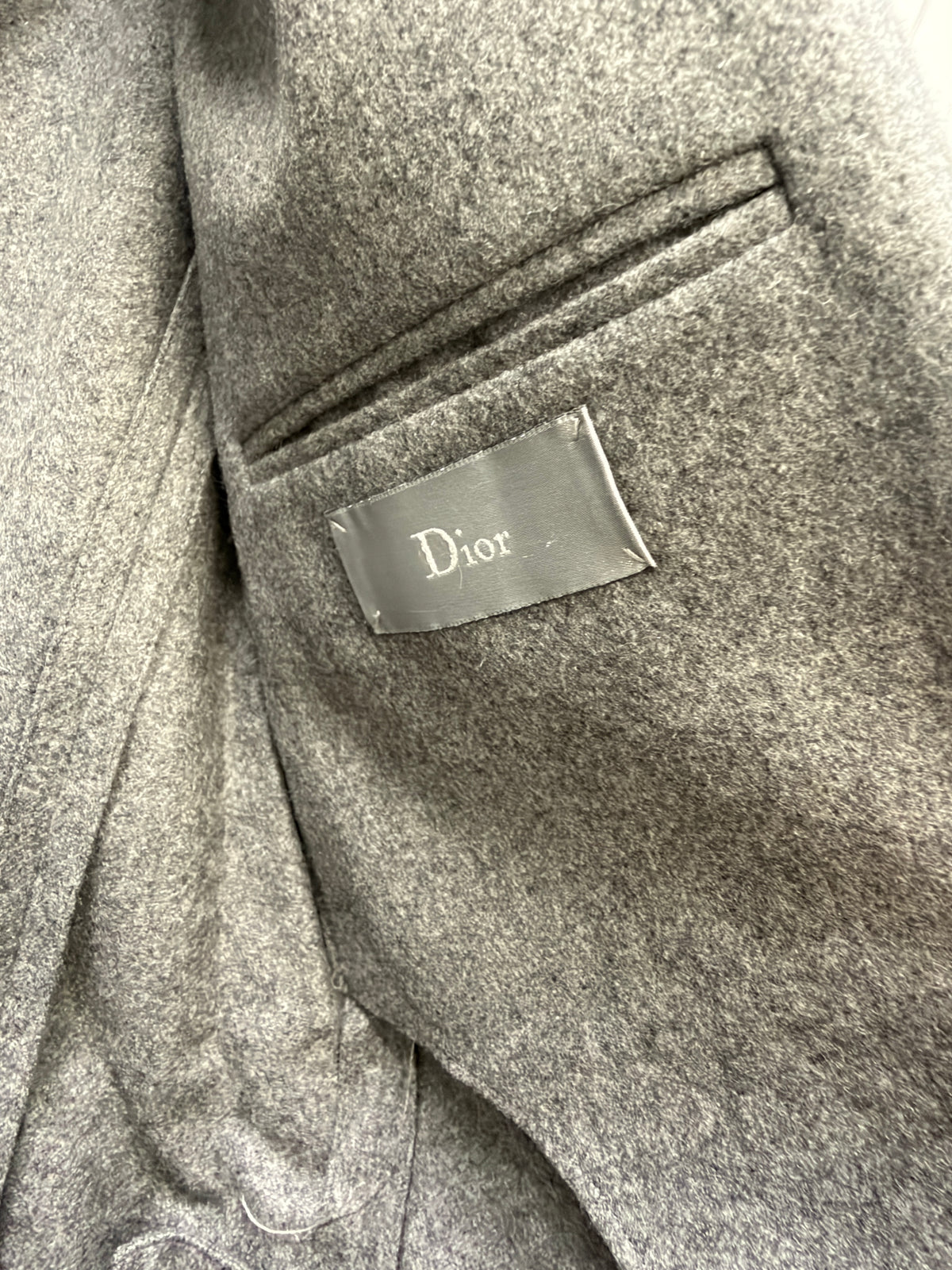 Dior Homme AW11 Notch Cashmere Grey Blazer (M)