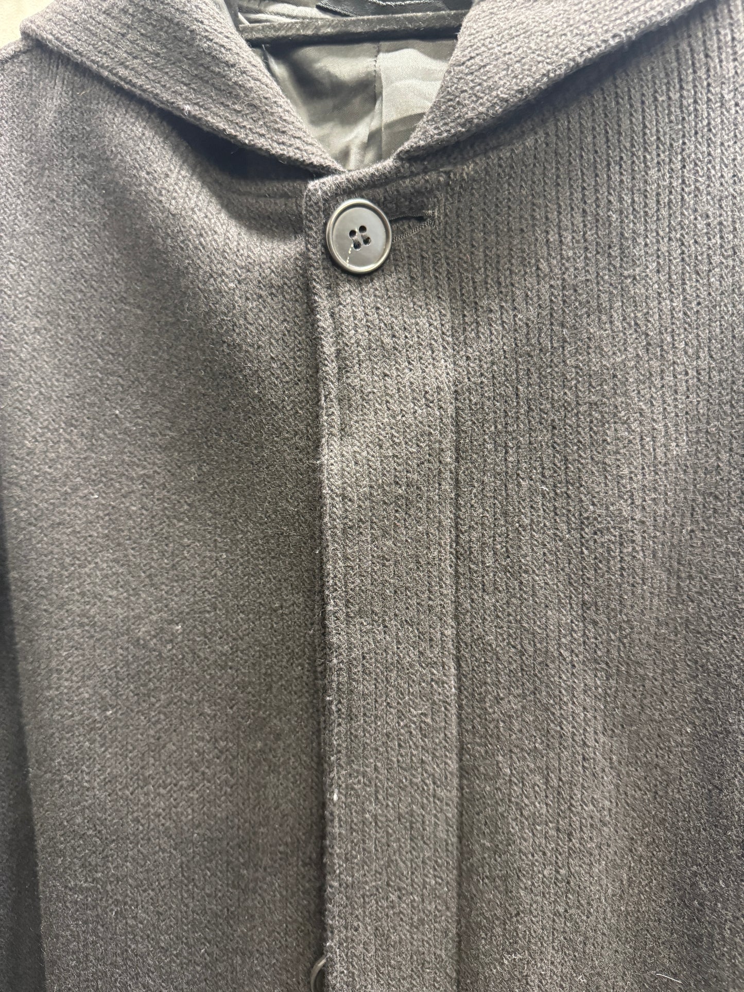 yohji yamamoto aar hooded overcoat