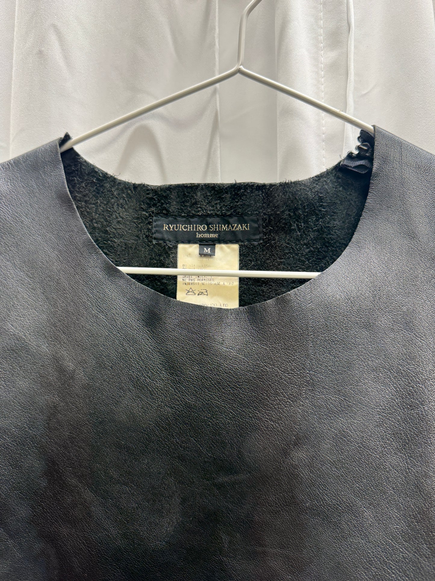 Ryuichiro Shimazaki Homme Modular Leather Vest / Top