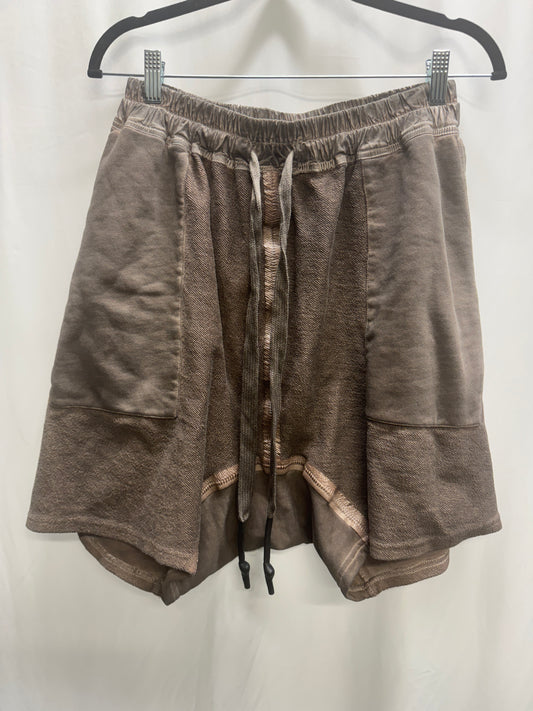isaac sellam tape seamed overlock drop crotch shorts