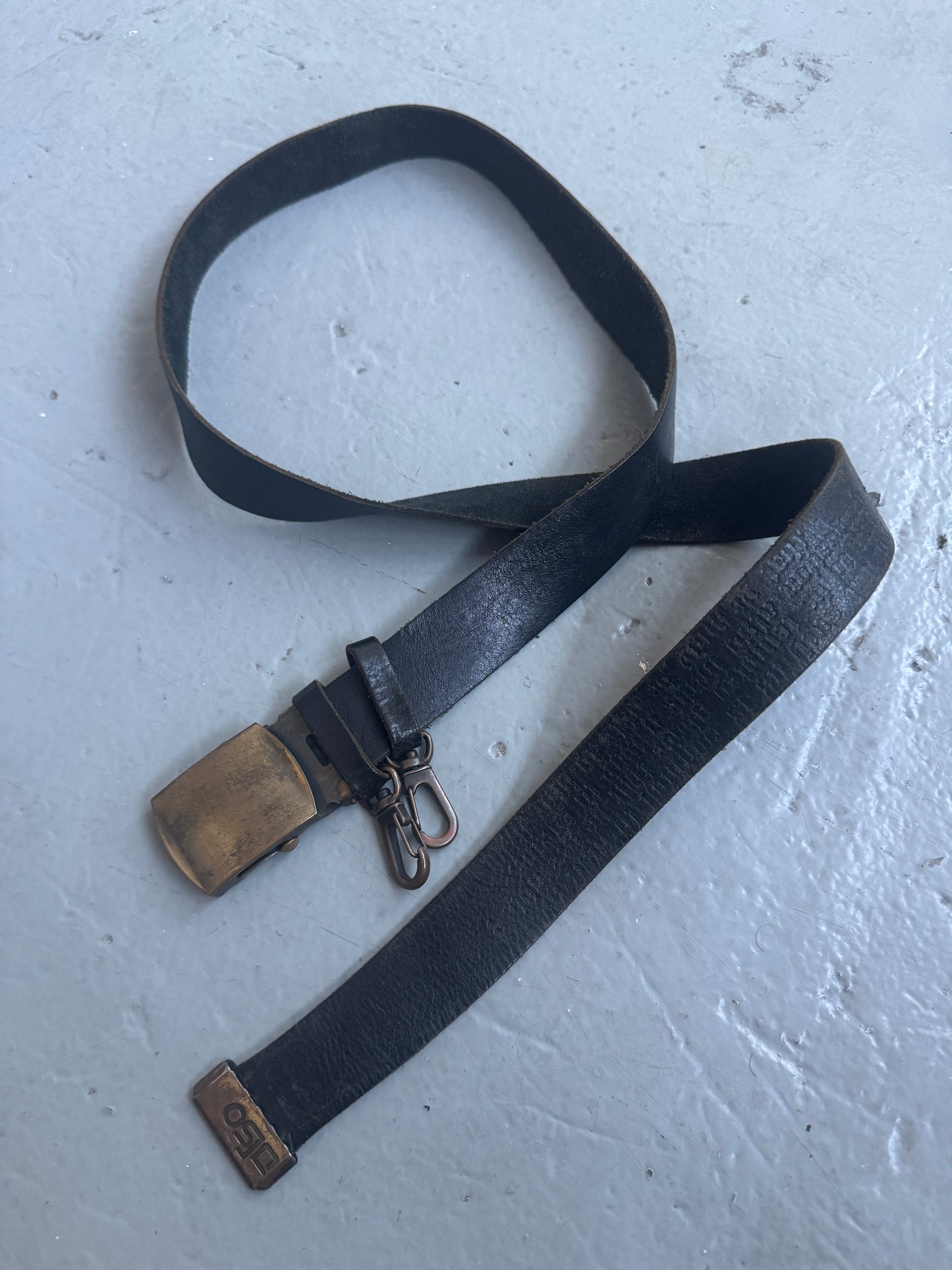 beauty:beast adjustable buckle poem belt