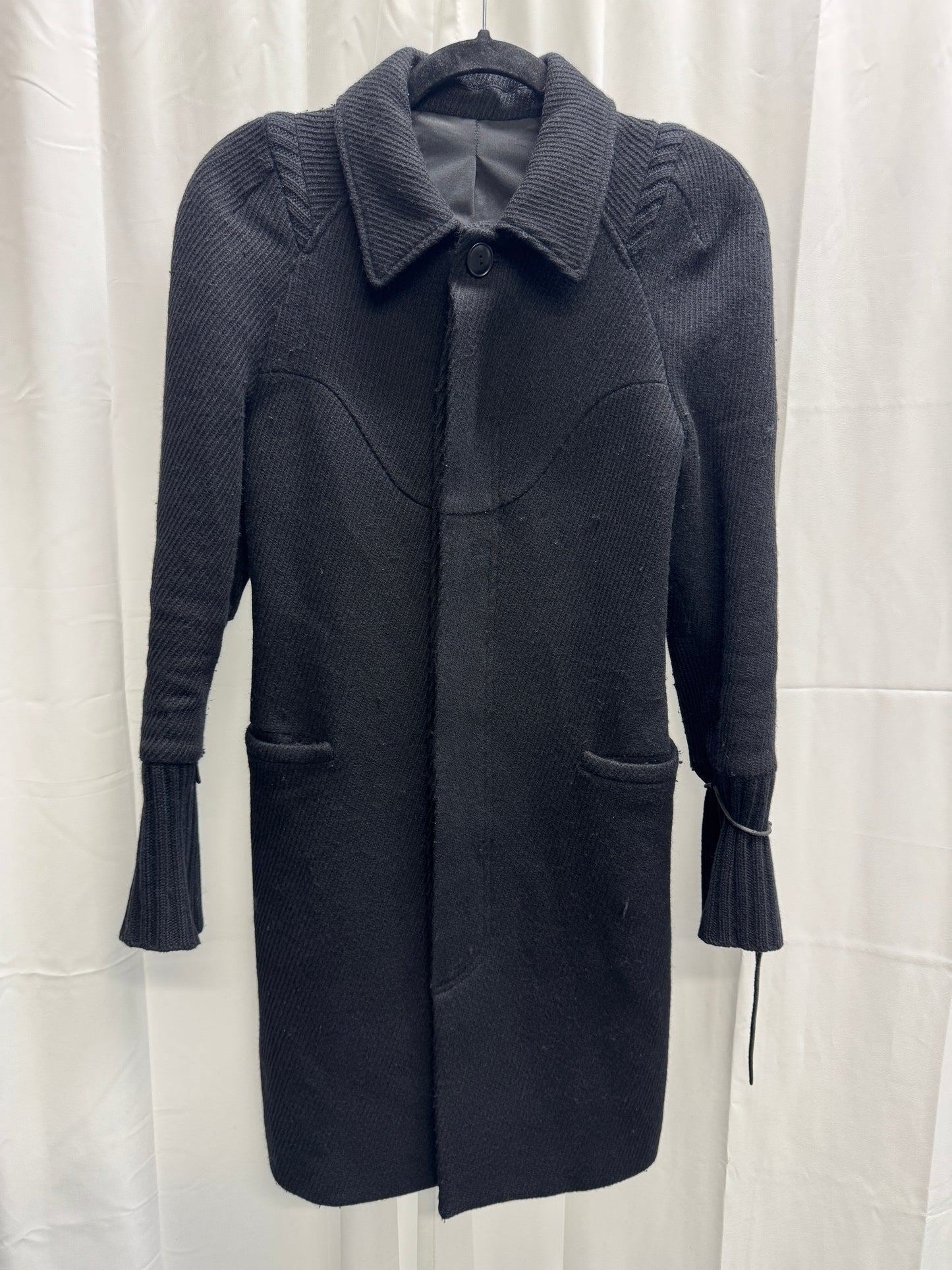Undercover AW07 Runway Wool & Felt Sculpted Raglan Coat