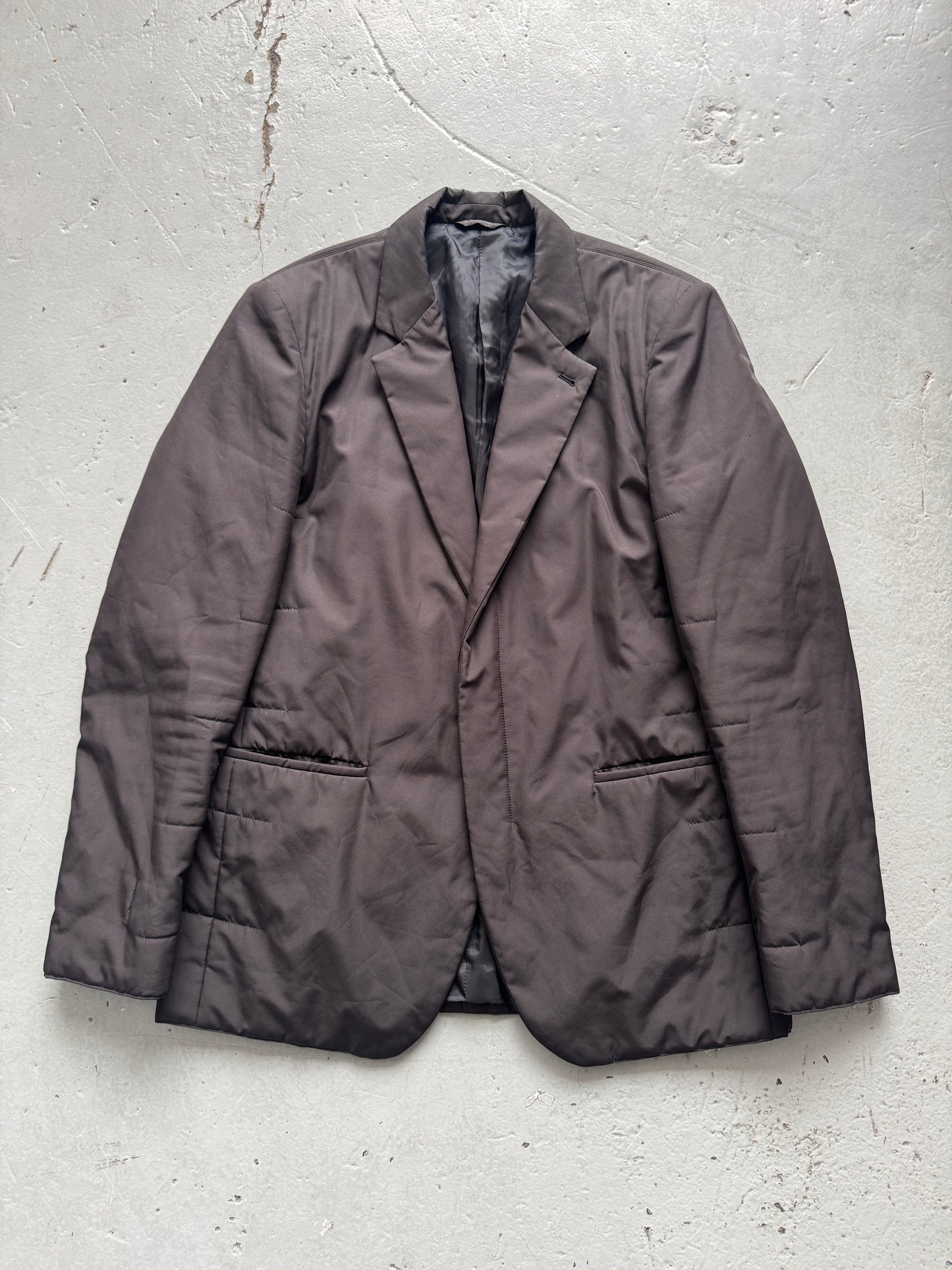calvin klein collection puffer blazer