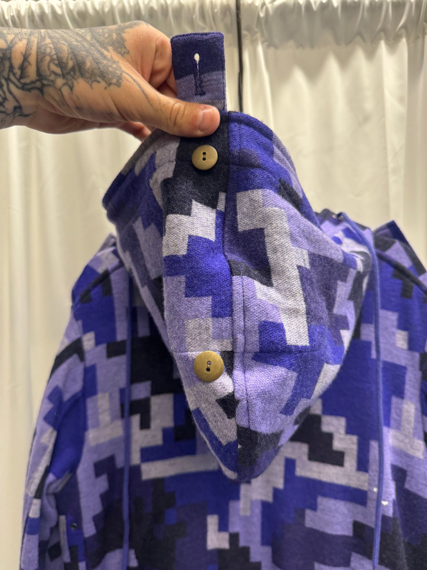 beauty:beast also 90’s era digi camo utility hooded jacket