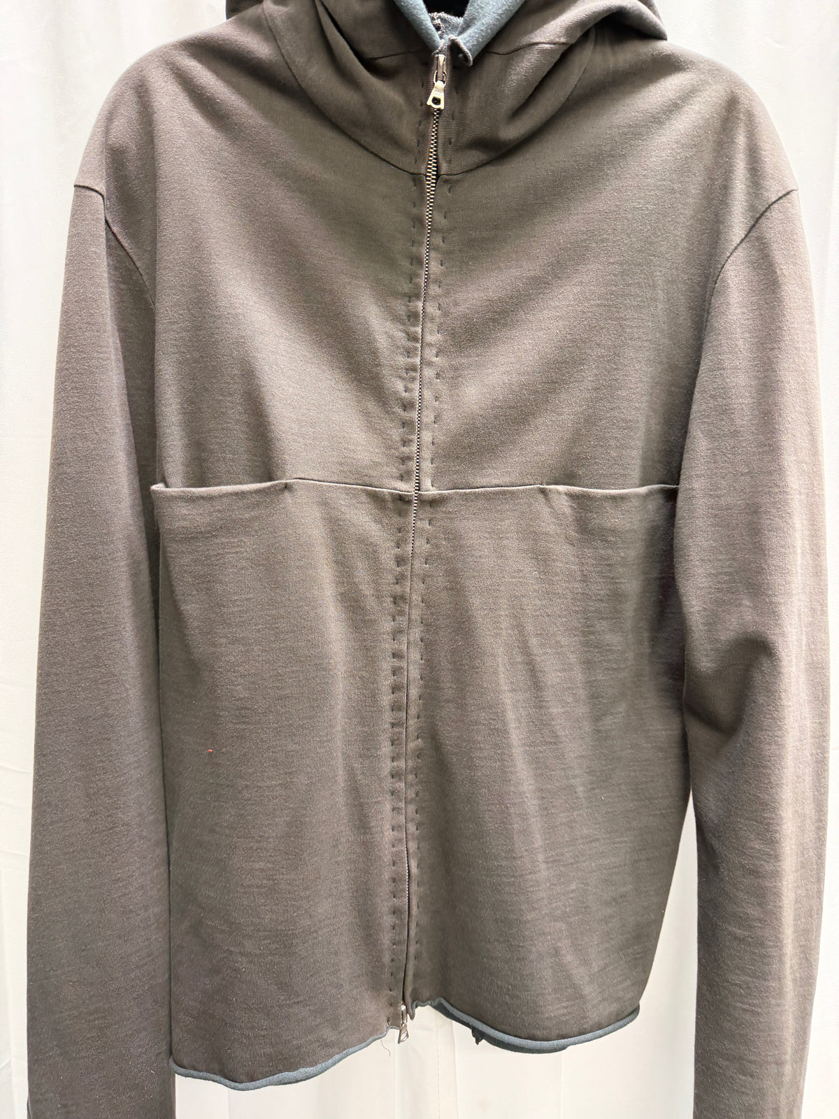 m.a+ Hooded One-Piece Aviator Jacket — Olive / Teal (M/L)