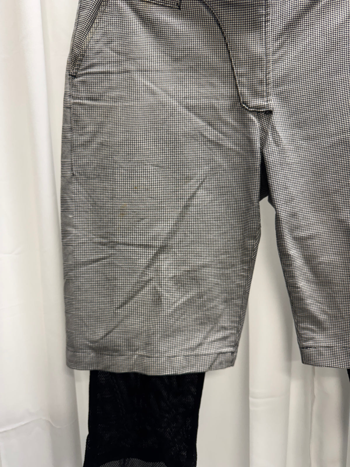 Mihara Yasuhiro 2000s Layered Fine Houndstooth Shorts