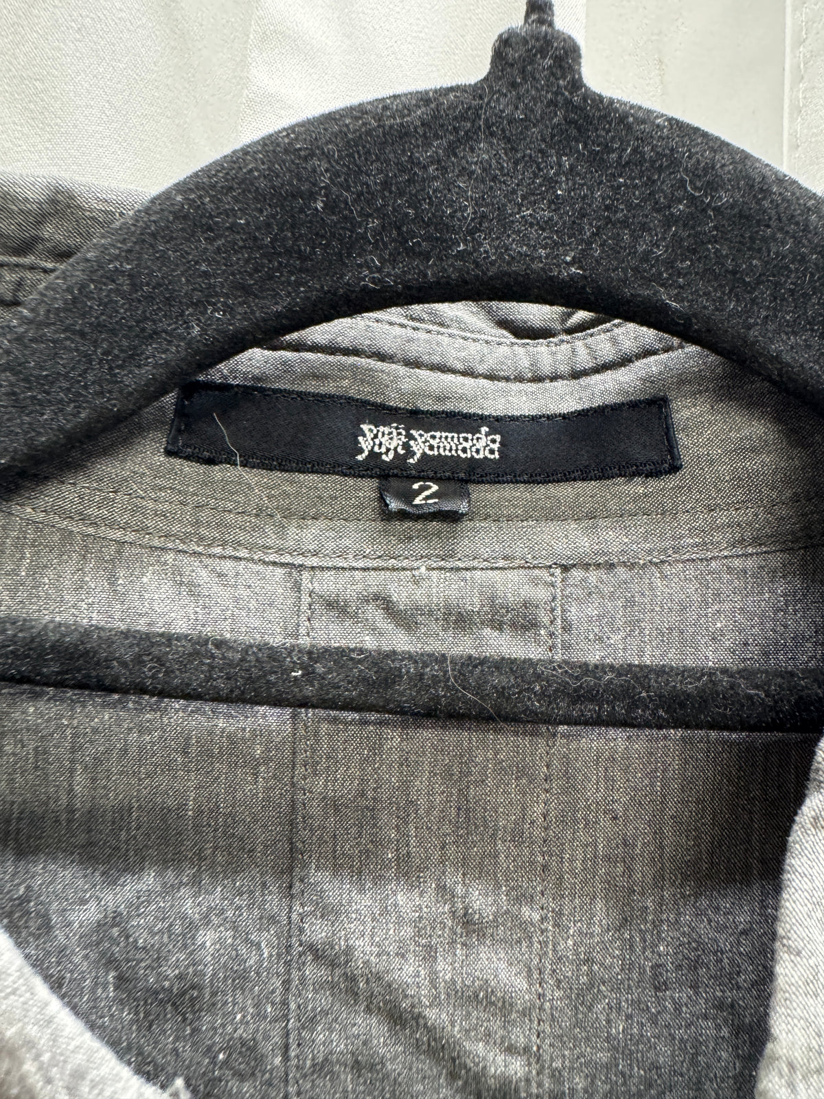 YUJI YAMADA 90s–00s Deconstructed Ruched & Gathered Longline Shirt