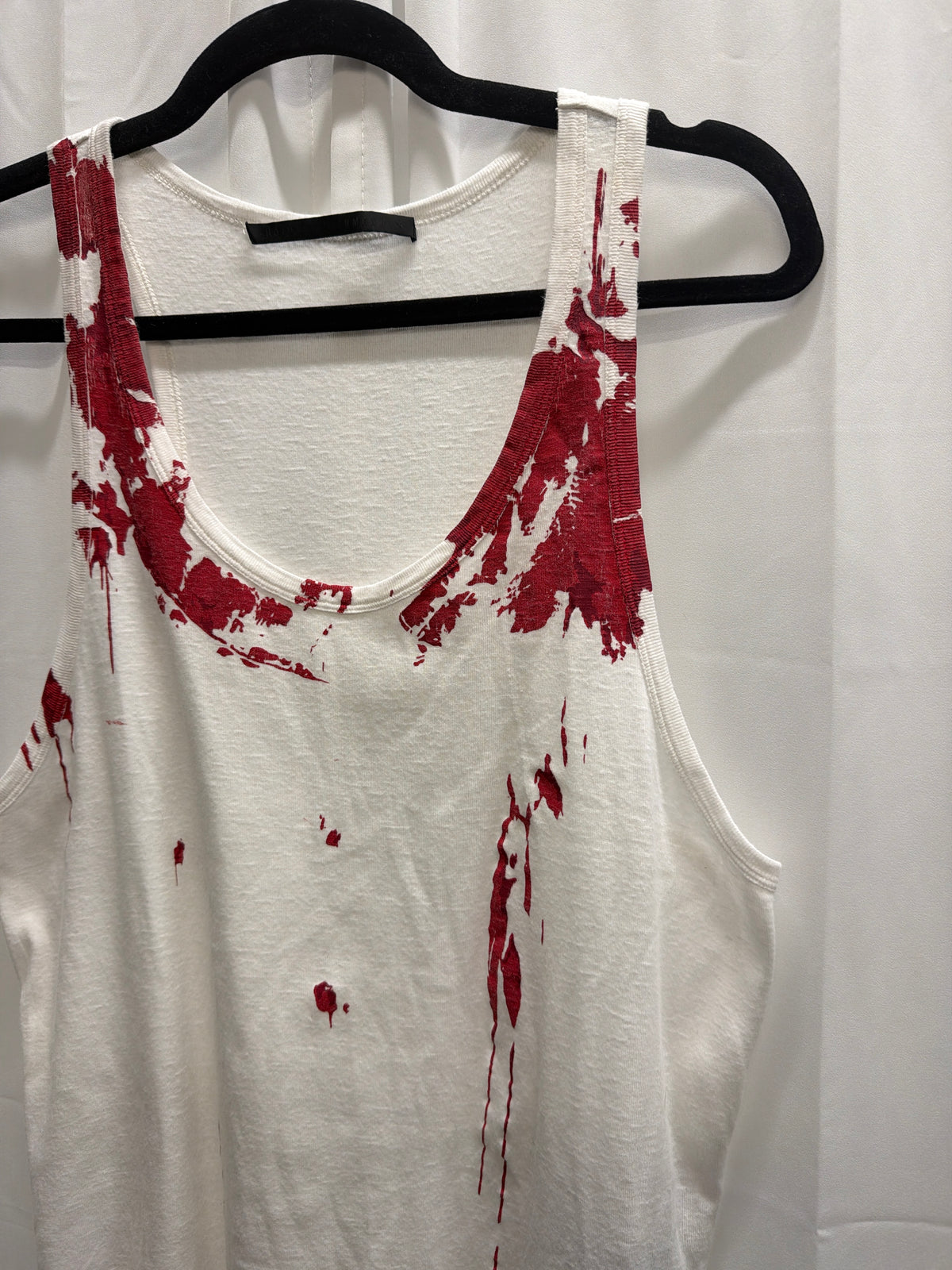 Haider Ackermann Blood Splatter Print Tank Top (L)
