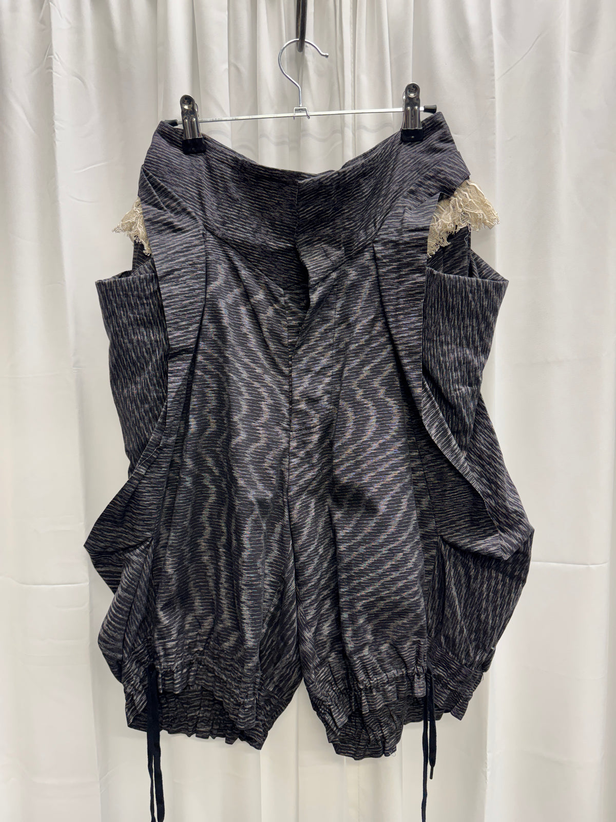 Bernhard Willhelm Sculptural Lace Ruffle Shorts — c. late 2000s