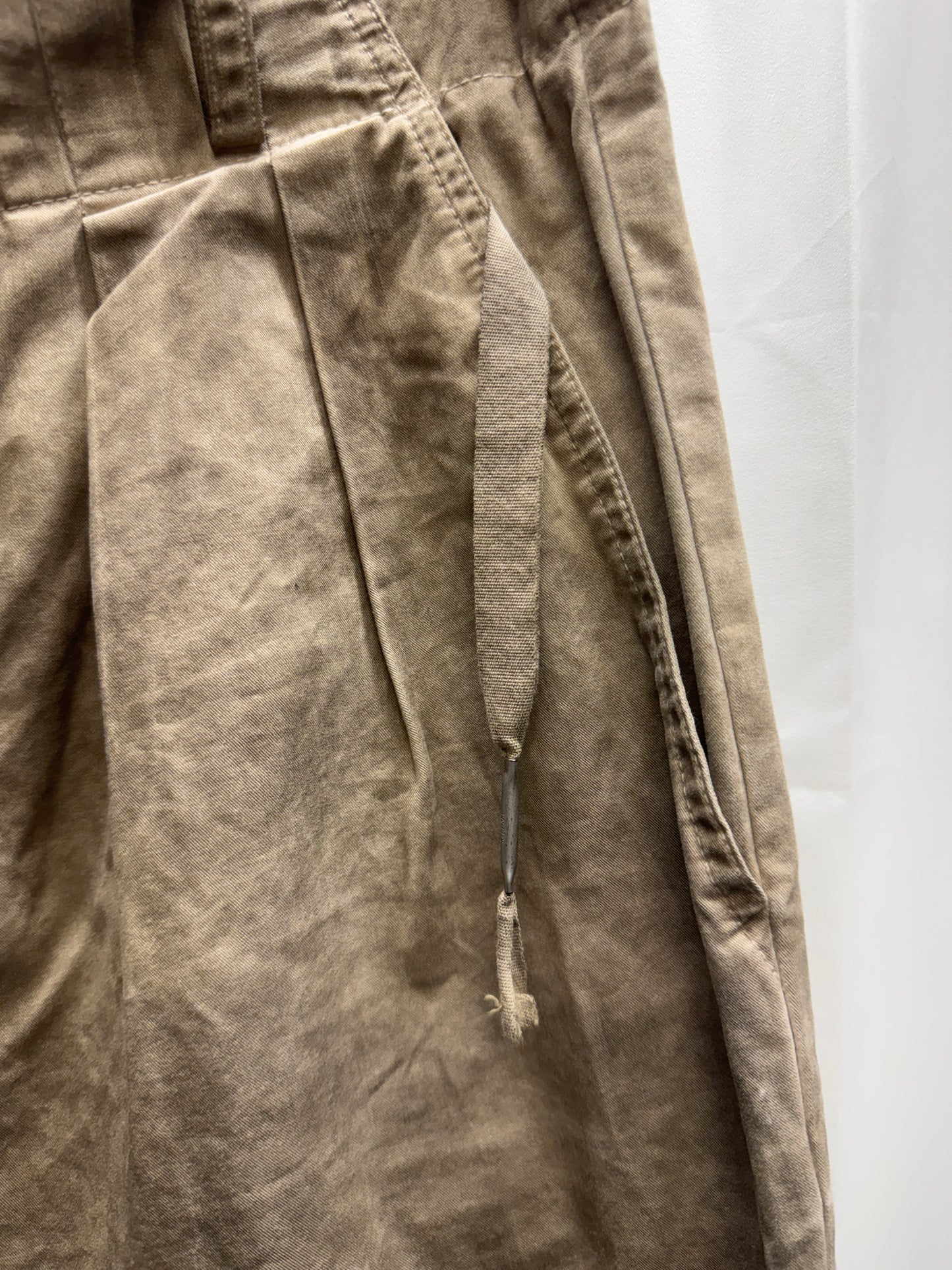 Damir Doma c.2010 Object Dye Knit Insert Pleated Jodhpur Trouser
