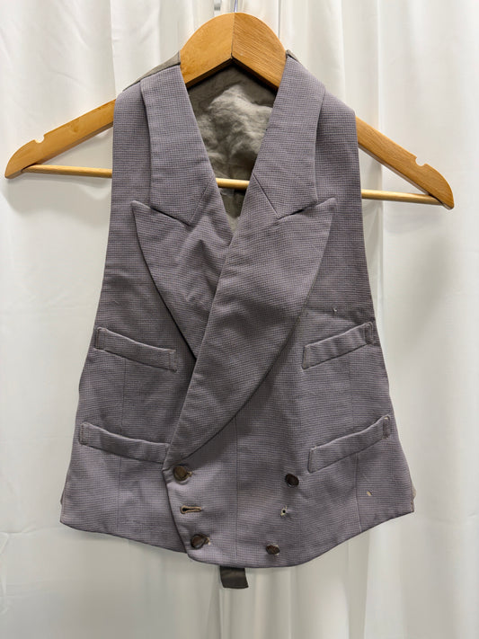 Antique Tailored Double Breasted Back Strip Waistcoat