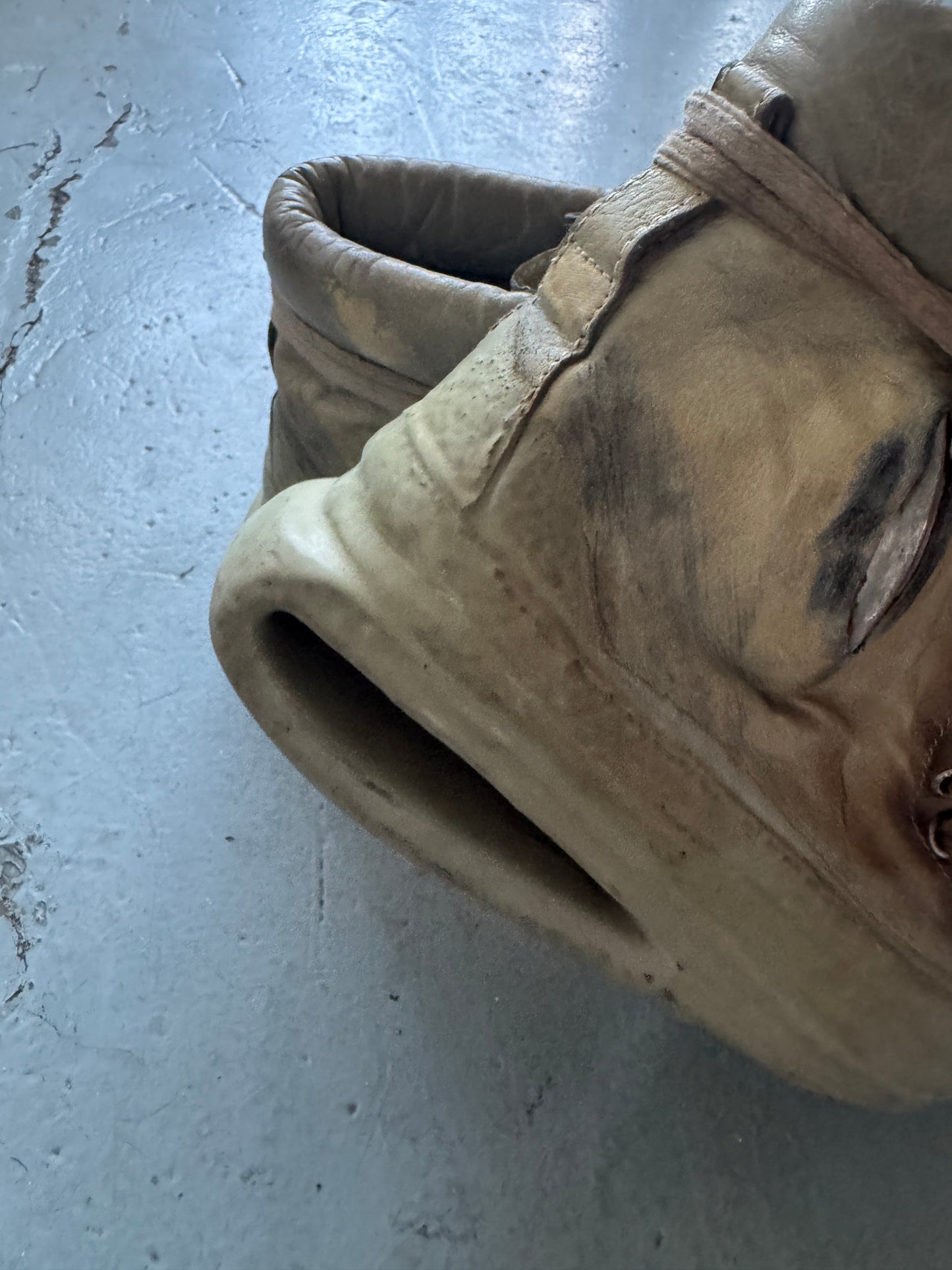 carol christian poell u sole kangaroo prosthetic drip sneaker