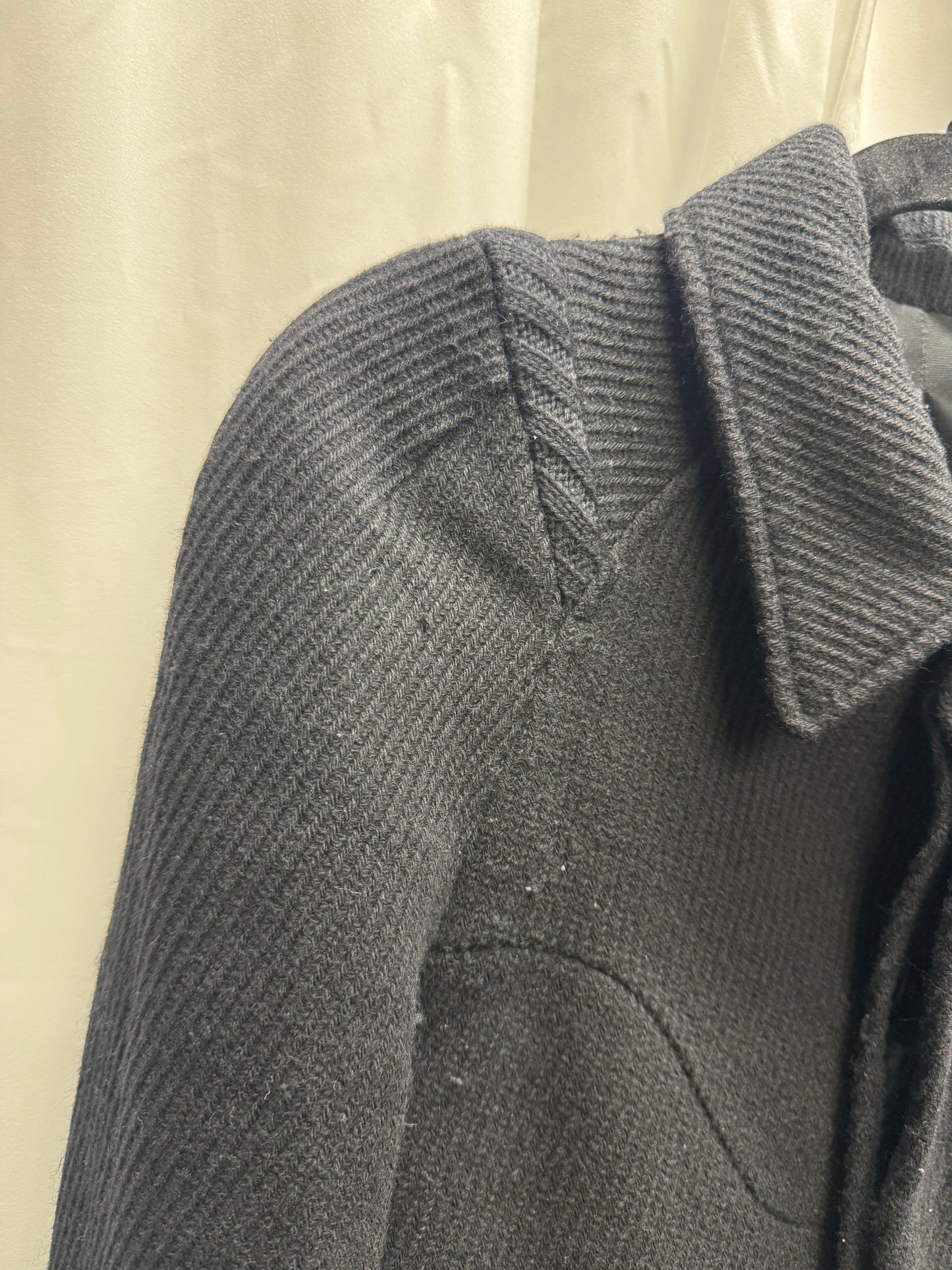 Undercover AW07 Runway Wool & Felt Sculpted Raglan Coat