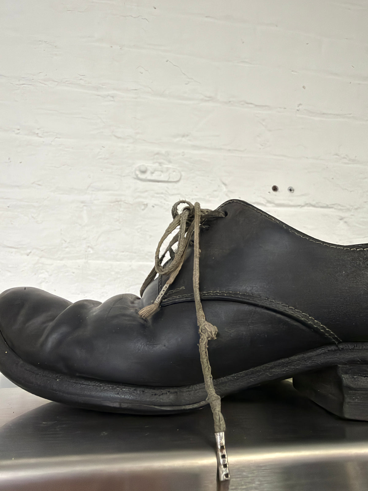 Carol Christian Poell Horse Leather 4 Hole Laced Derbies (42)