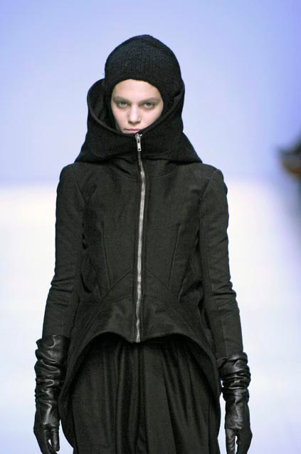 Rick Owens AW07 Exploder Runway Sculptural Hooded Parka