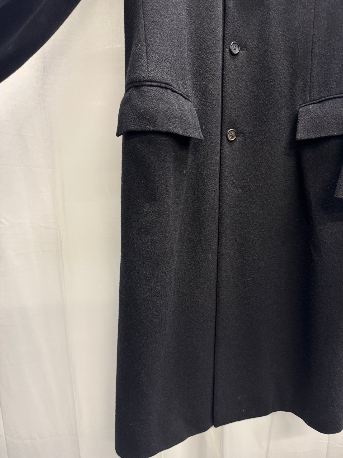 YSL Rive Gauche Hedi Slimane Wool Coat