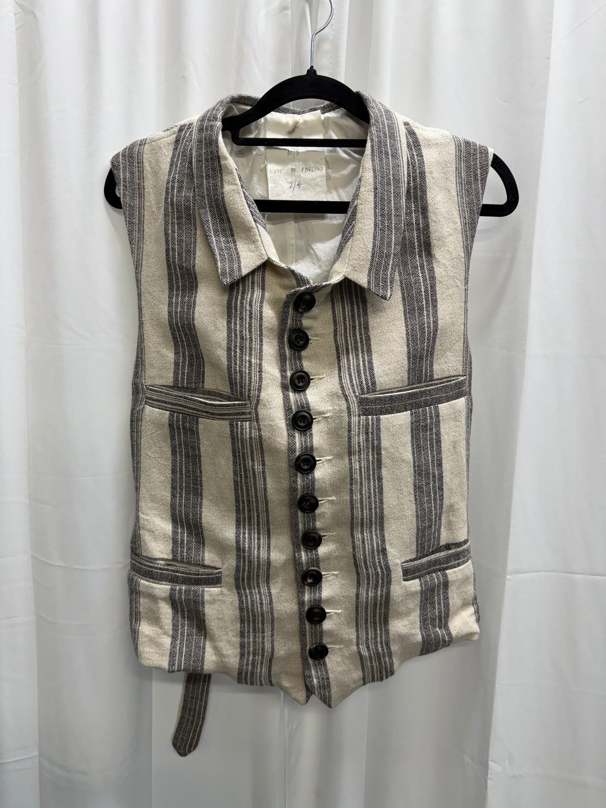 John Alexander Skelton Striped Tailored Waistcoat