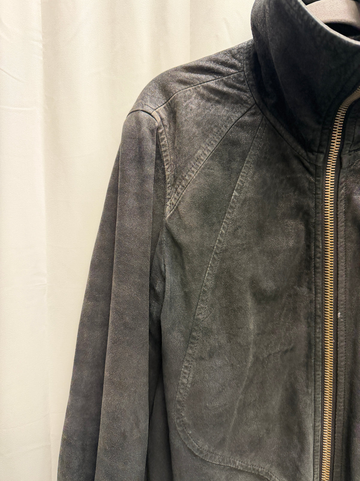 Rick Owens 2014 Blistered Lambskin Intarsia Jacket (M)