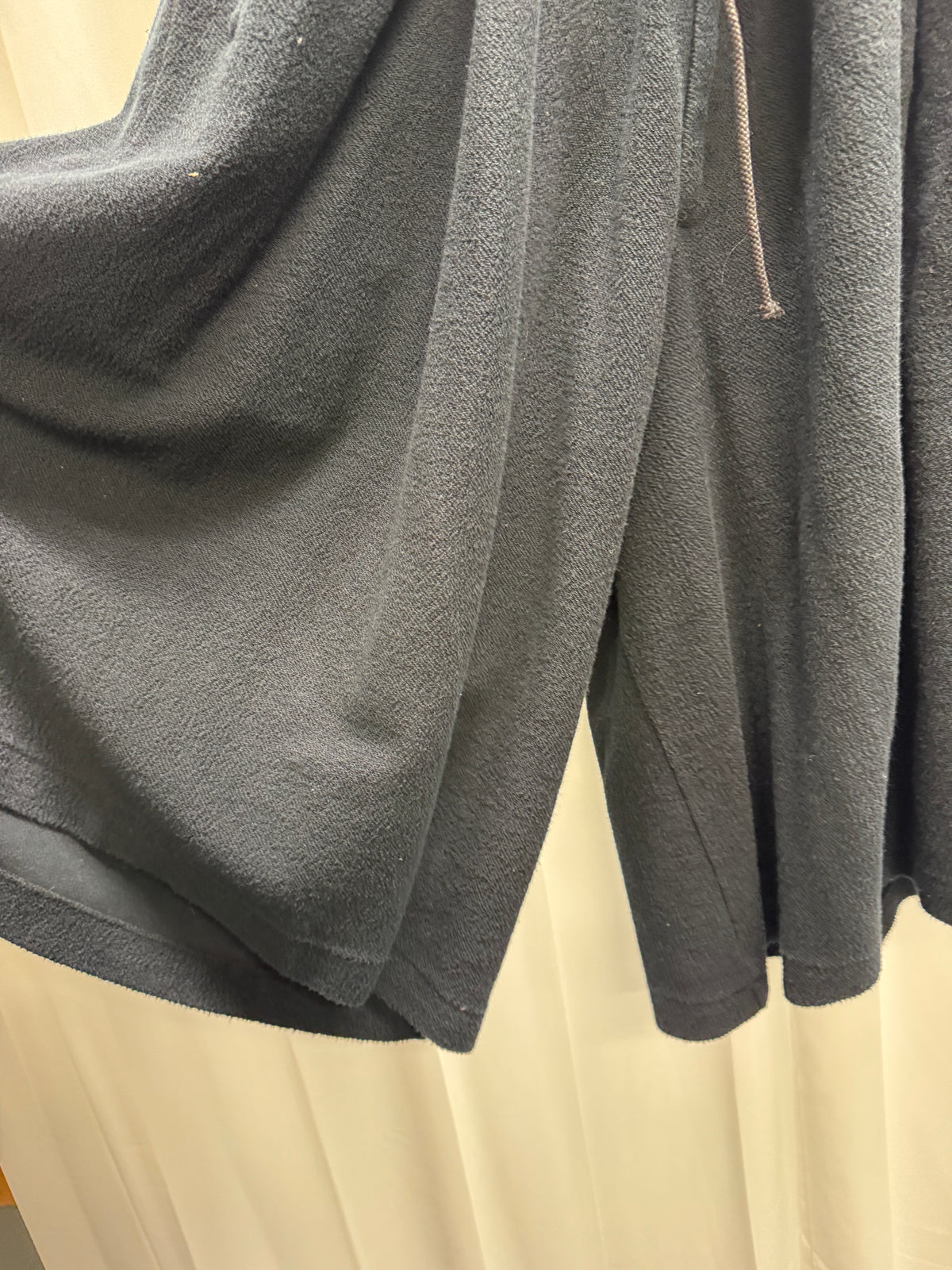 Yohji Yamamoto Pour Homme Heavy Wool Drawstring Wide Shorts