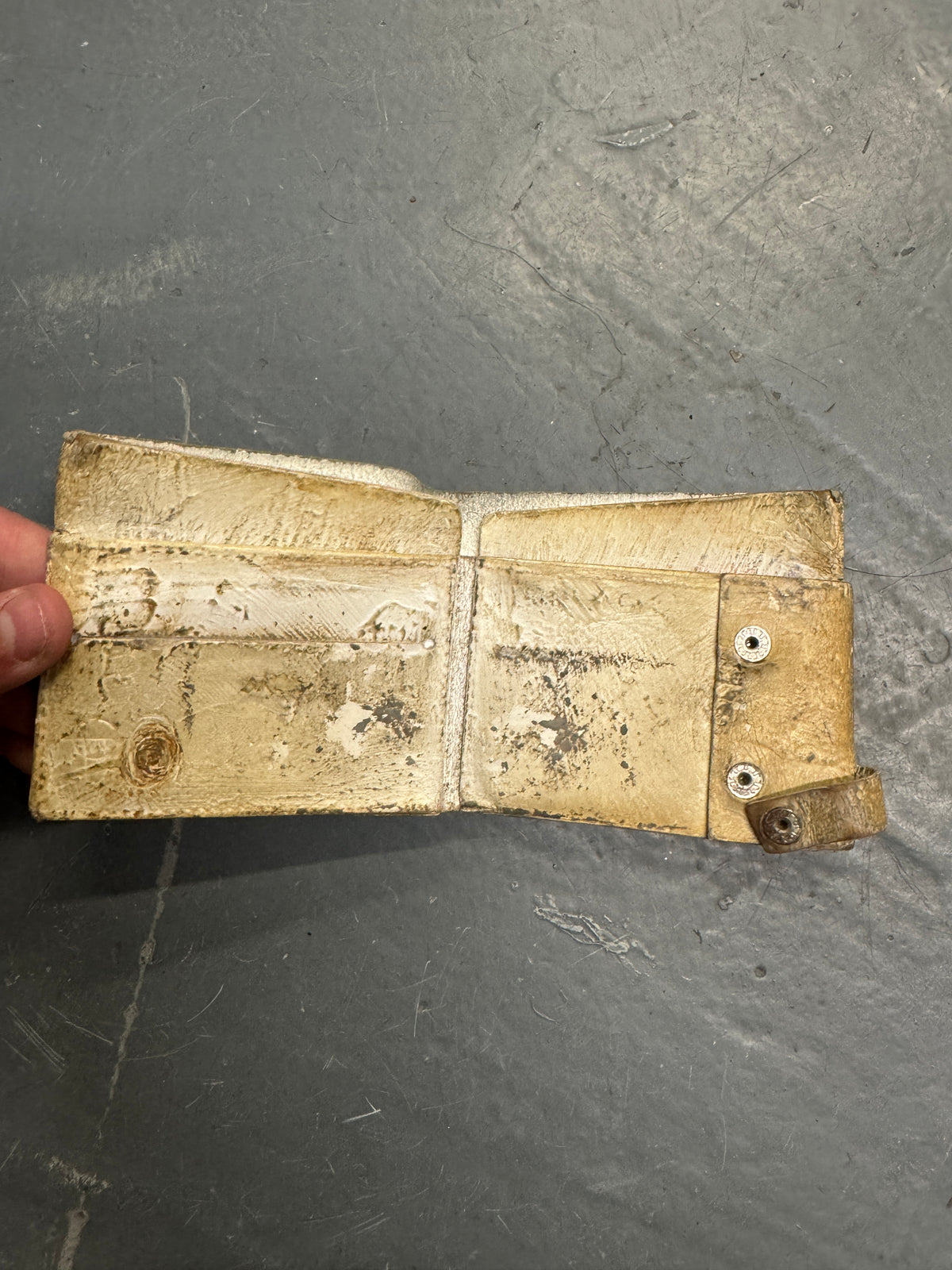 Kagari Yusuke Bifold ‘Wall’ Coated Wallet
