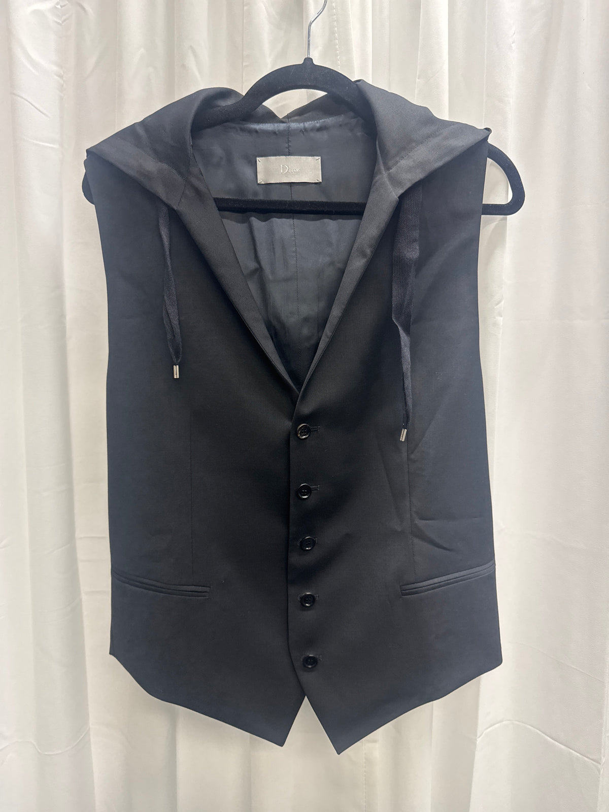 Dior Homme SS12 Wool Hooded Waistcoat
