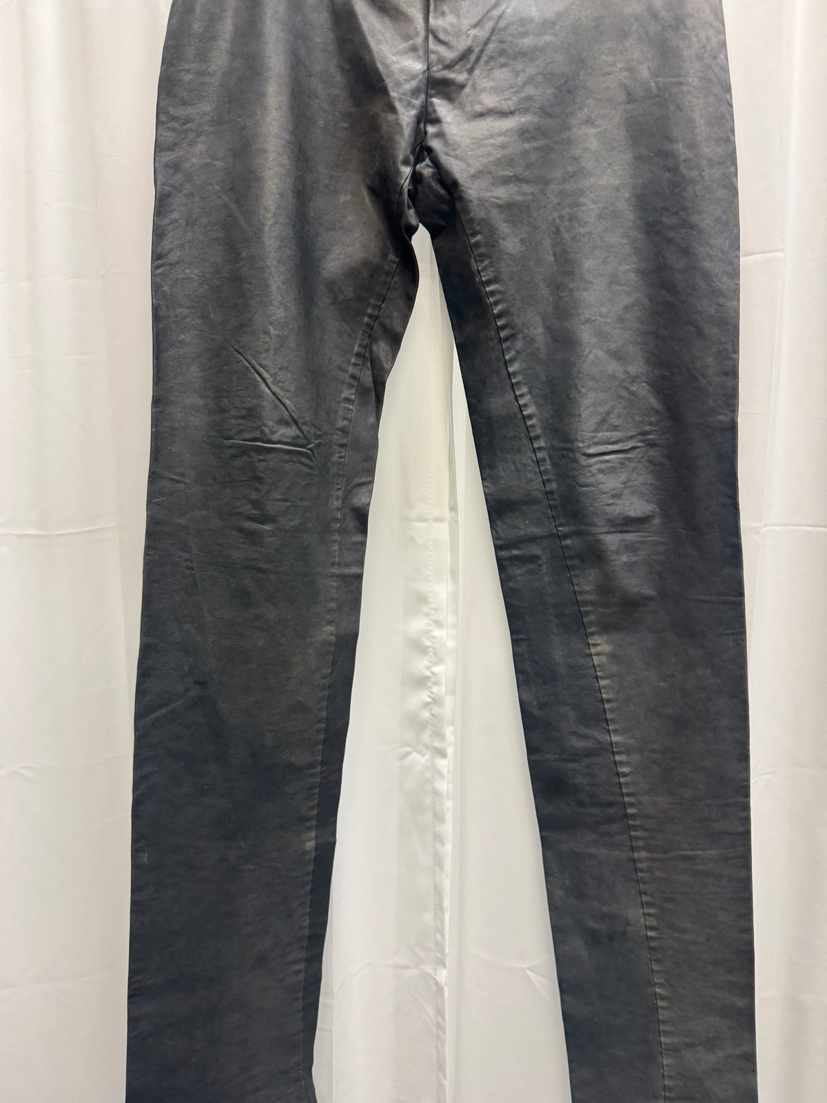 Carpe Diem - Early Skinny Flared Elongated Leather trouser