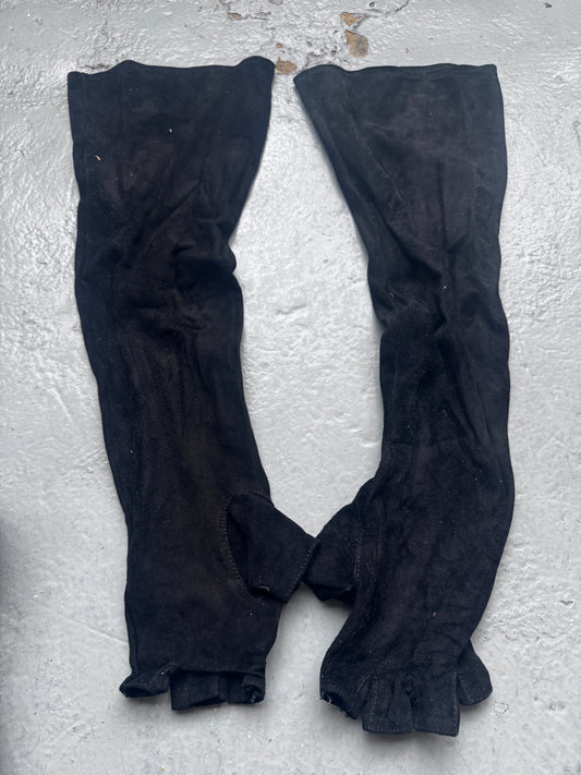 KTZ long suede gloves
