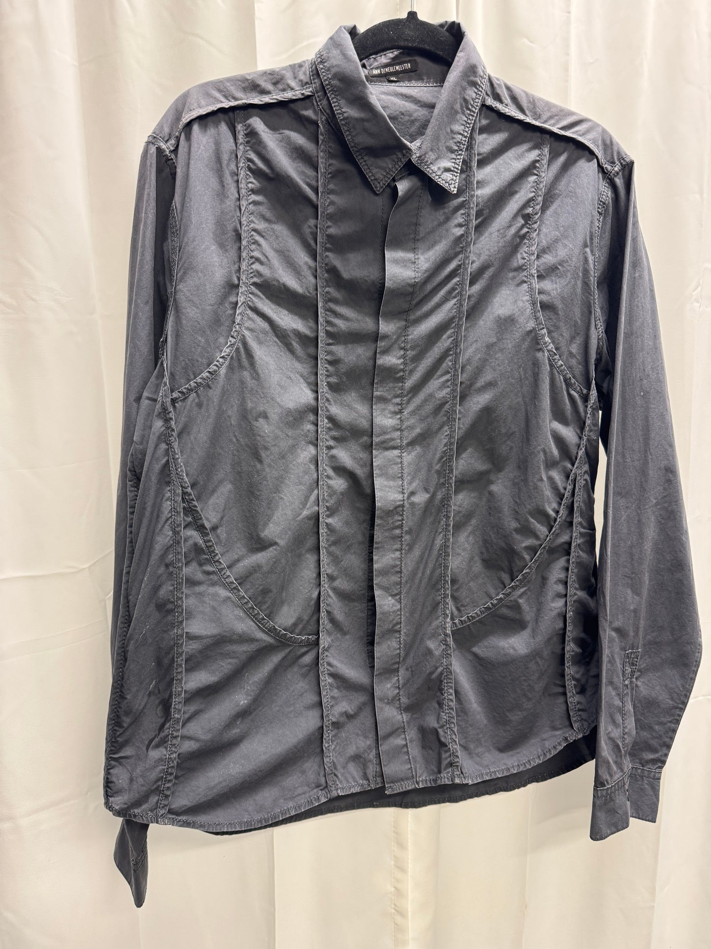 Ann Demeulemeester c2002 Inside Out Construction Shirt