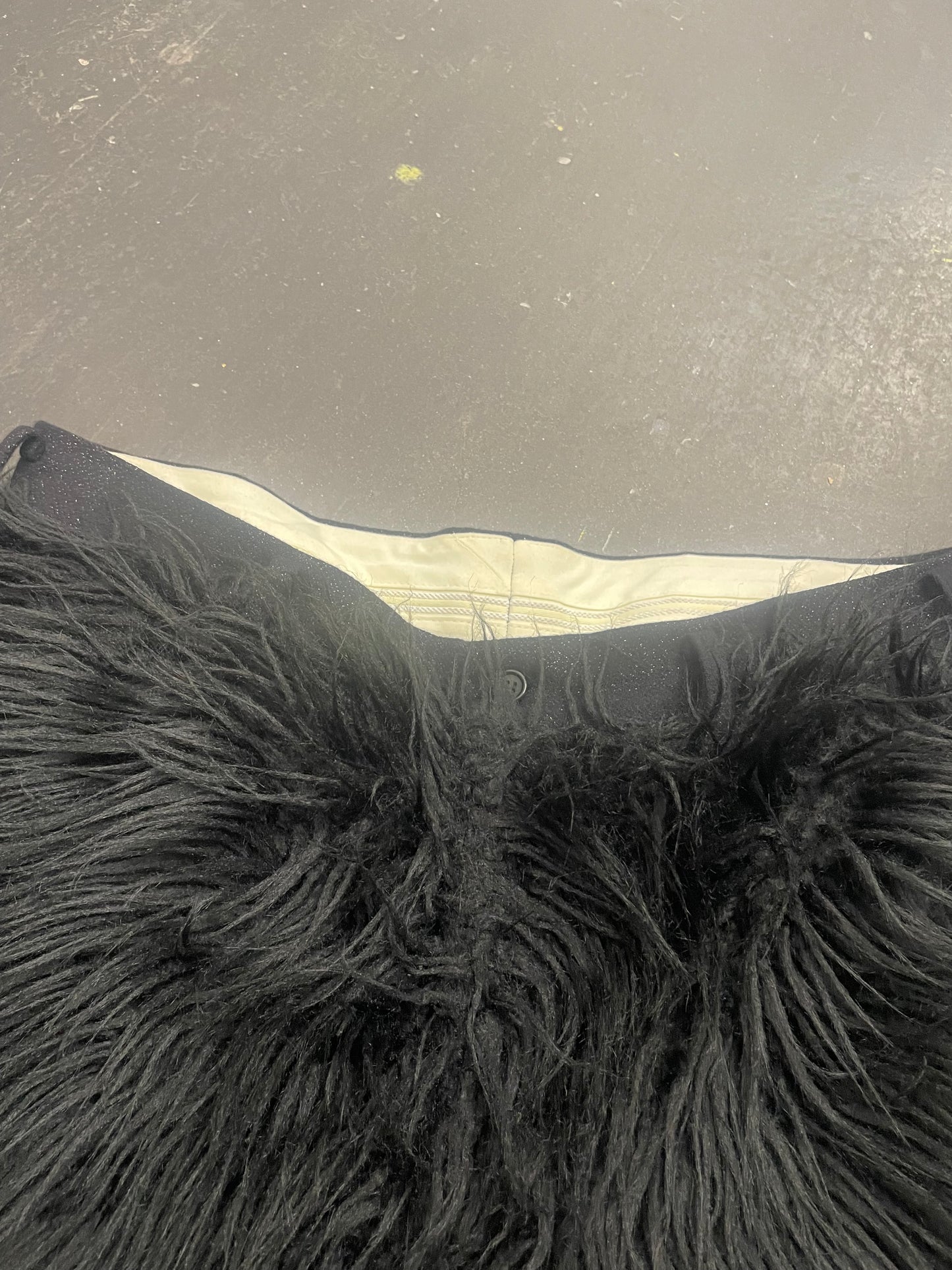 Comme Des Garcons Homme Plus 2023 Fur Layer Shorts