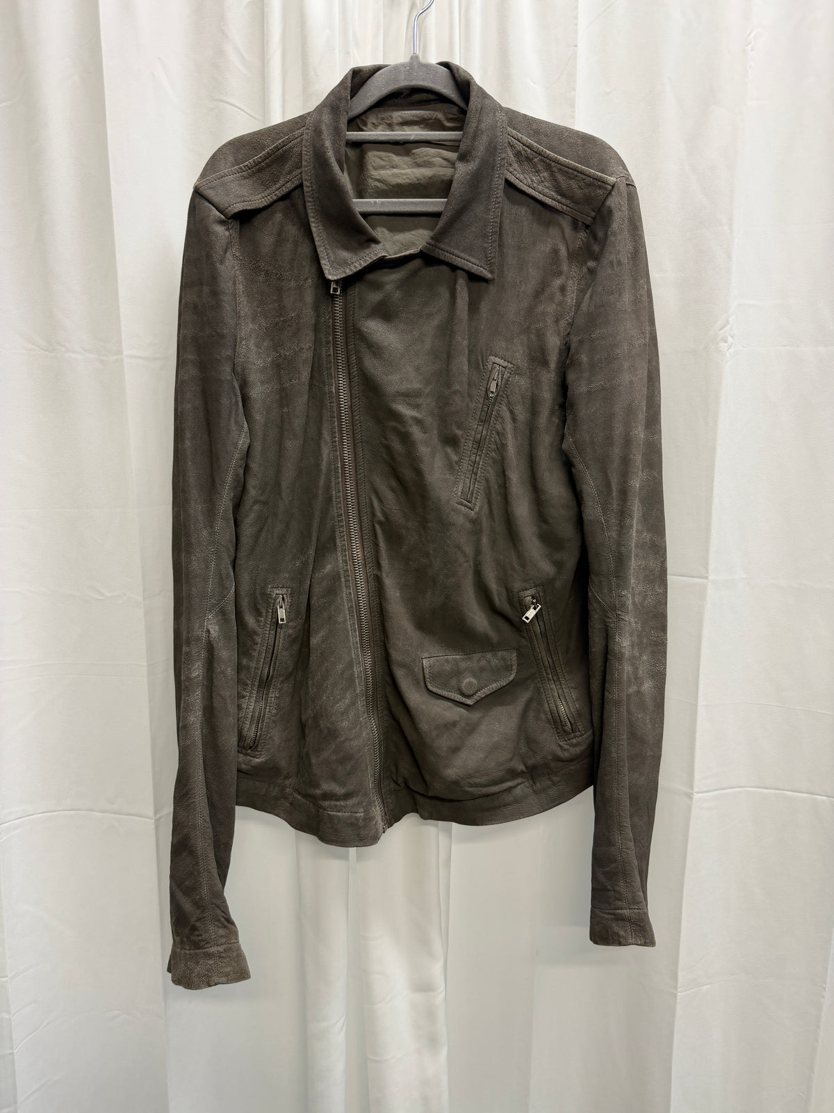 Rick Owens AW09 CRUST Blistered Lambskin Stooges Leather Jacket
