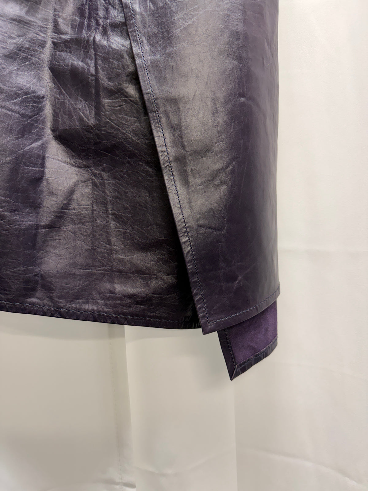 Ann Demeulemeester SS1999 Leather Wrap Skirt