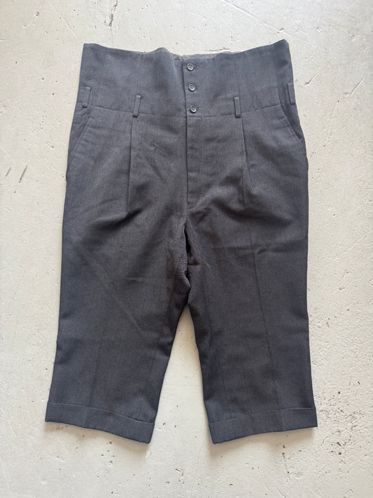 masaki matsushima homme extended waistband capri trouser
