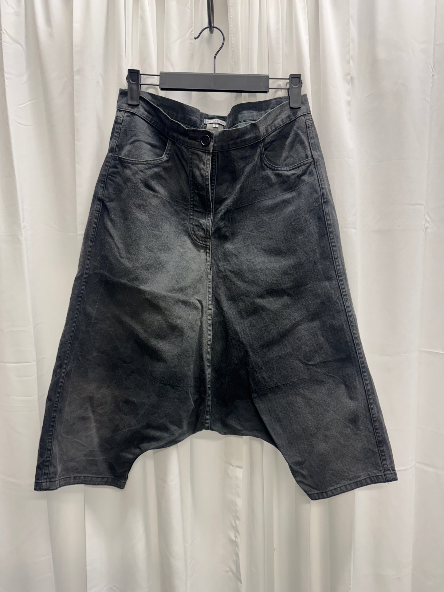 Marc Le Bihan Overdye Textile Drop Crotch Trouser