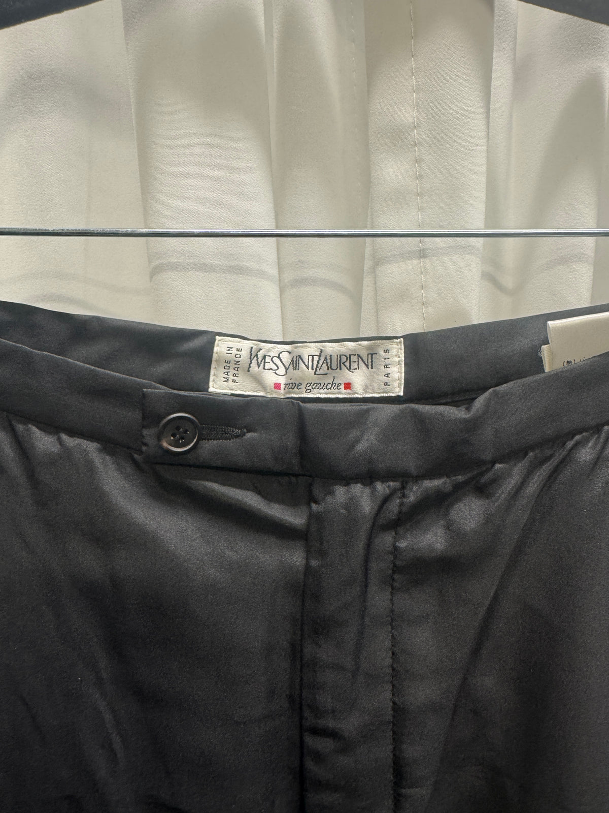 YSL Rive Gauche - Hedi Slimane DSWT 00 ‘Balloon’ Wide Silk Trouser