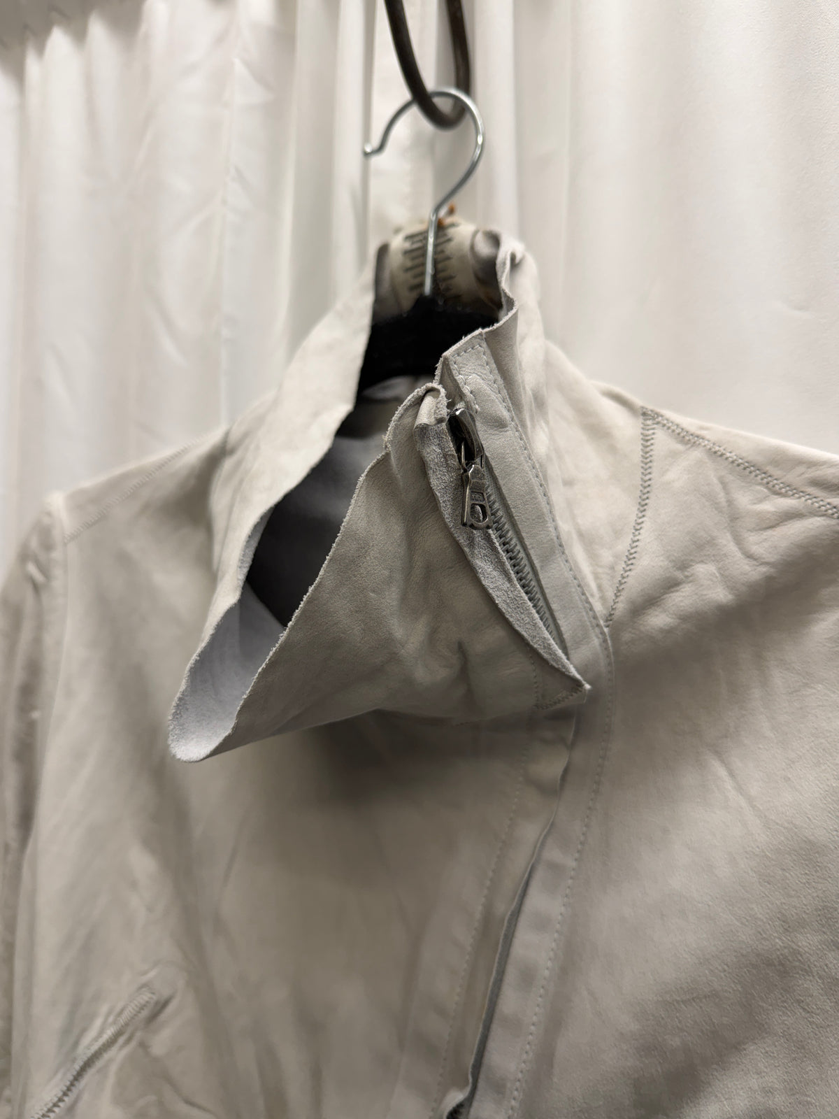 Isaac Sellam Spine Asymmetric Leather Jacket