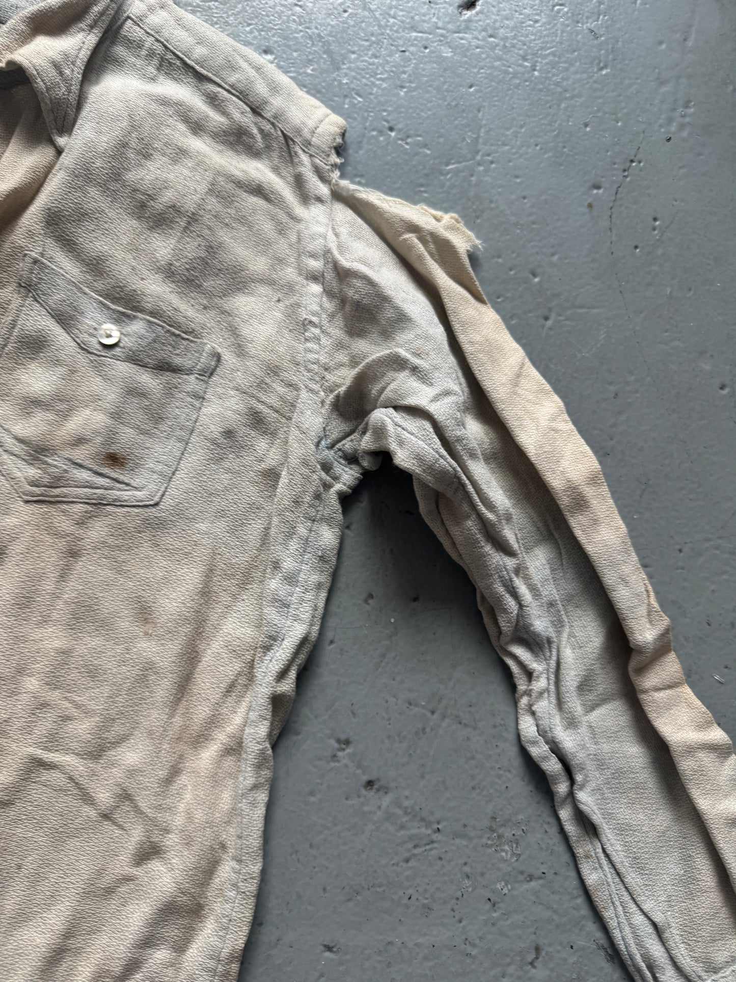 antique 1940s work shirt