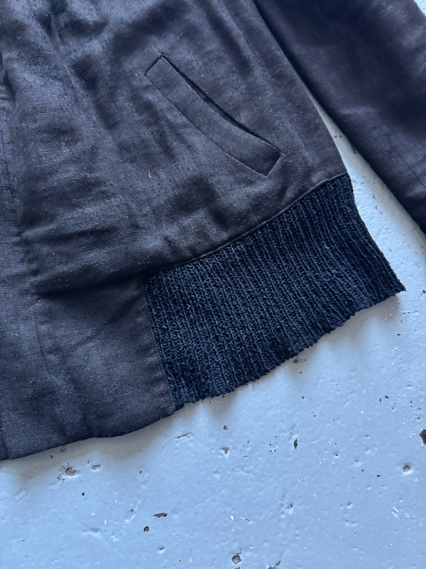 hraun cedric jacquemyn knit layer jacket