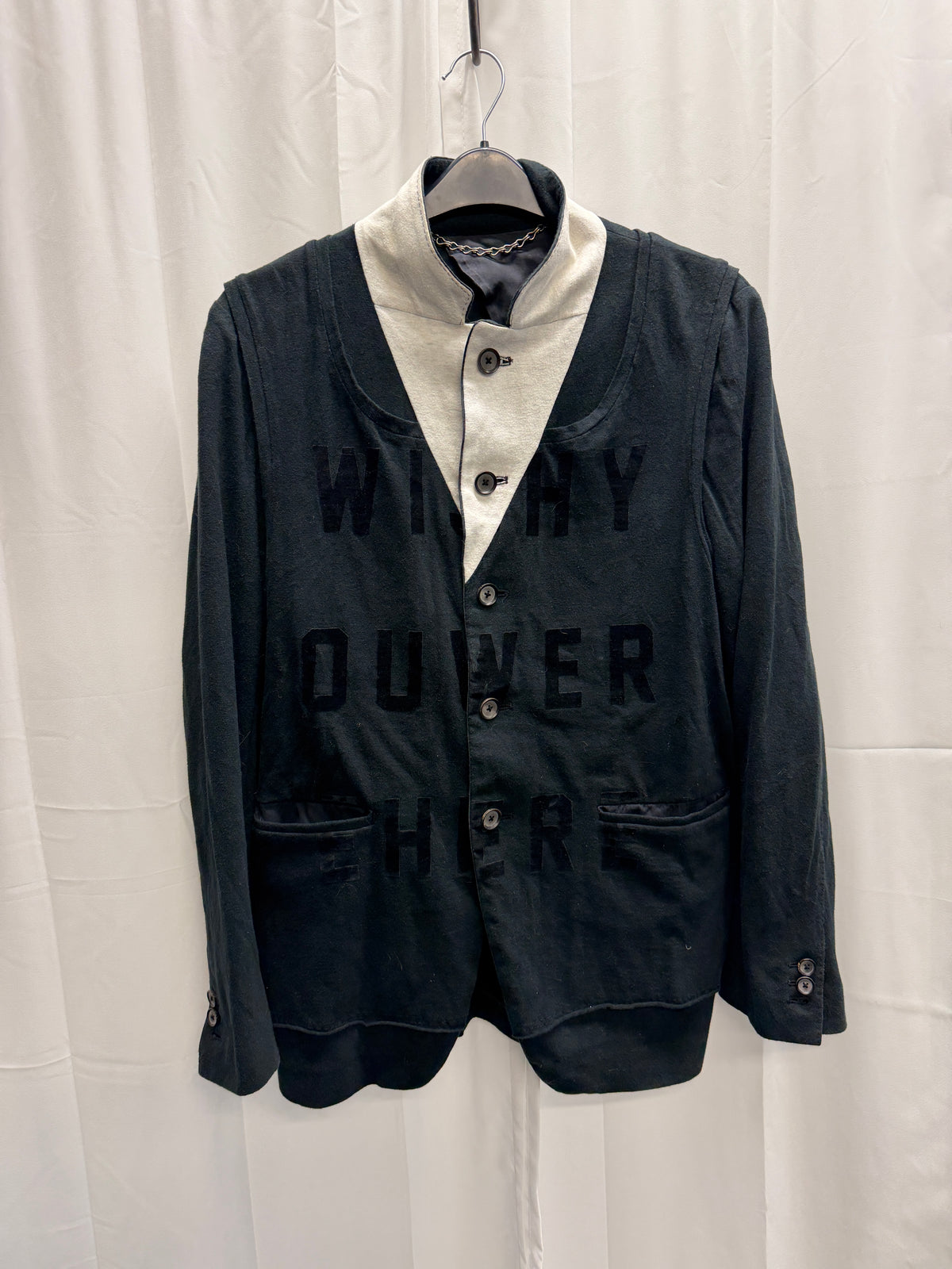Mihara Yasuhiro SS12 “Wish You Were Here” Layered Blazer