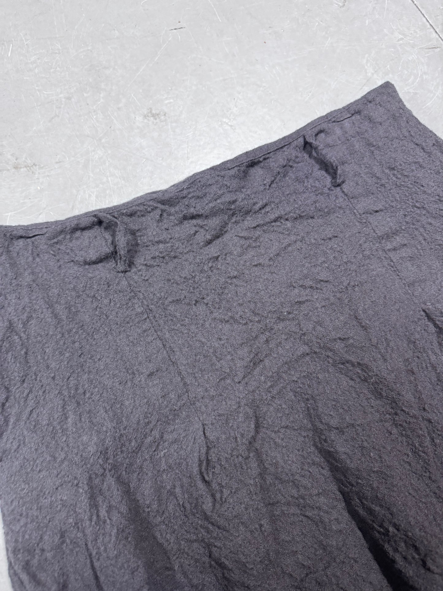Masnada Wool Drop Bubble Waist Pant