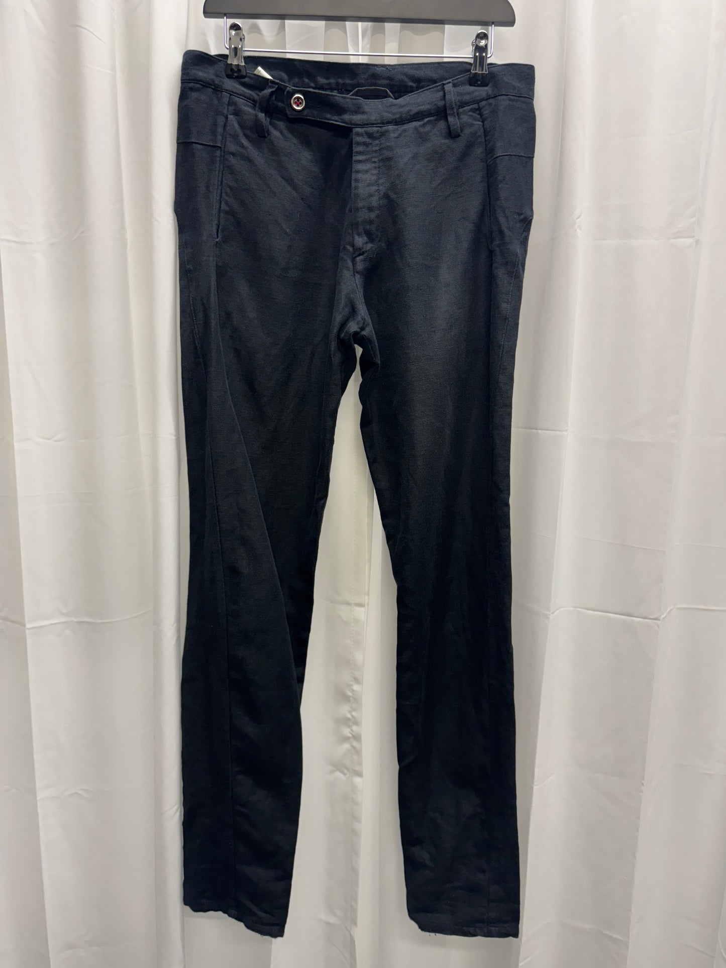 Zam Barrett Thick Linen Slim Trouser